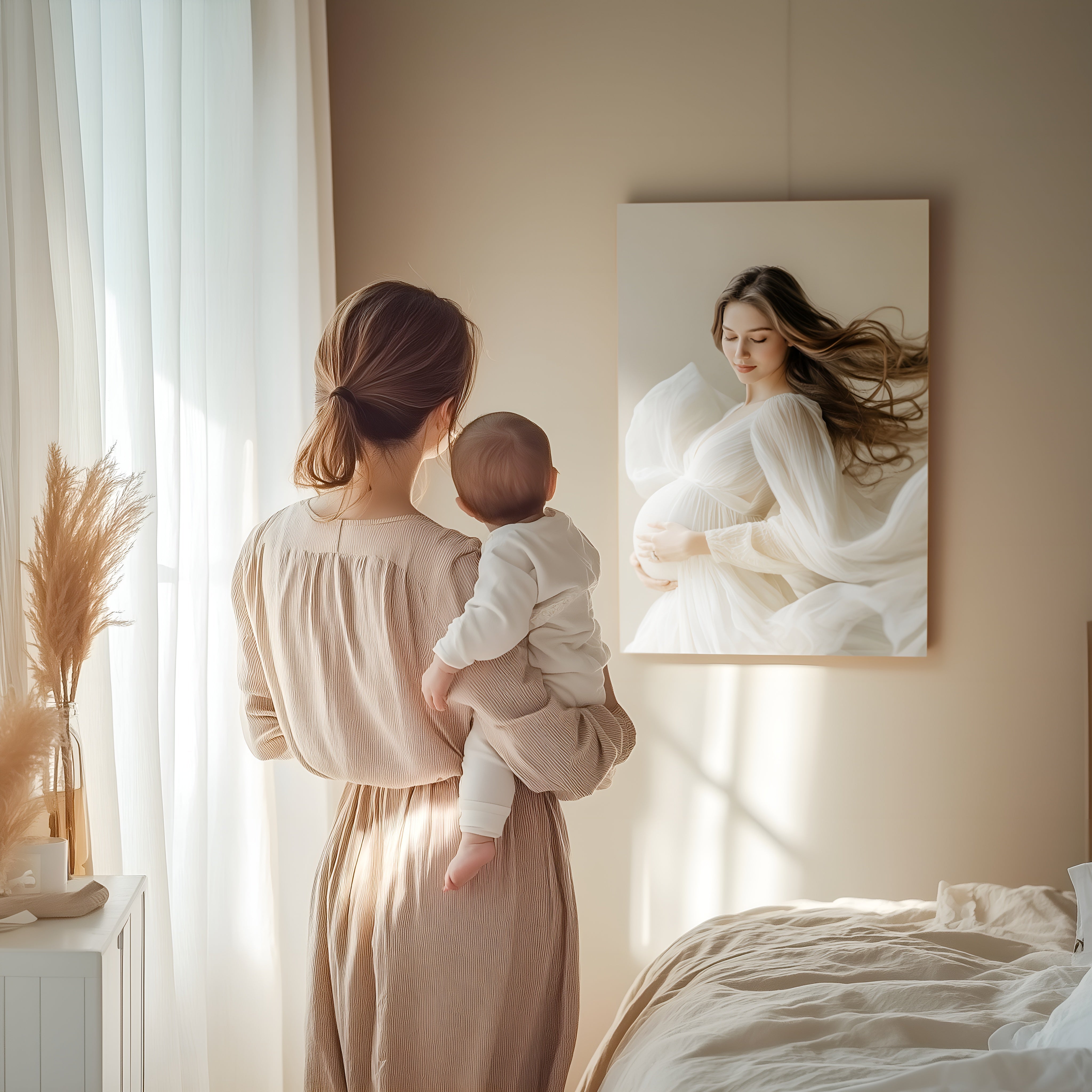 How to Turn Parent-Child Photos into Canvas Wall Art