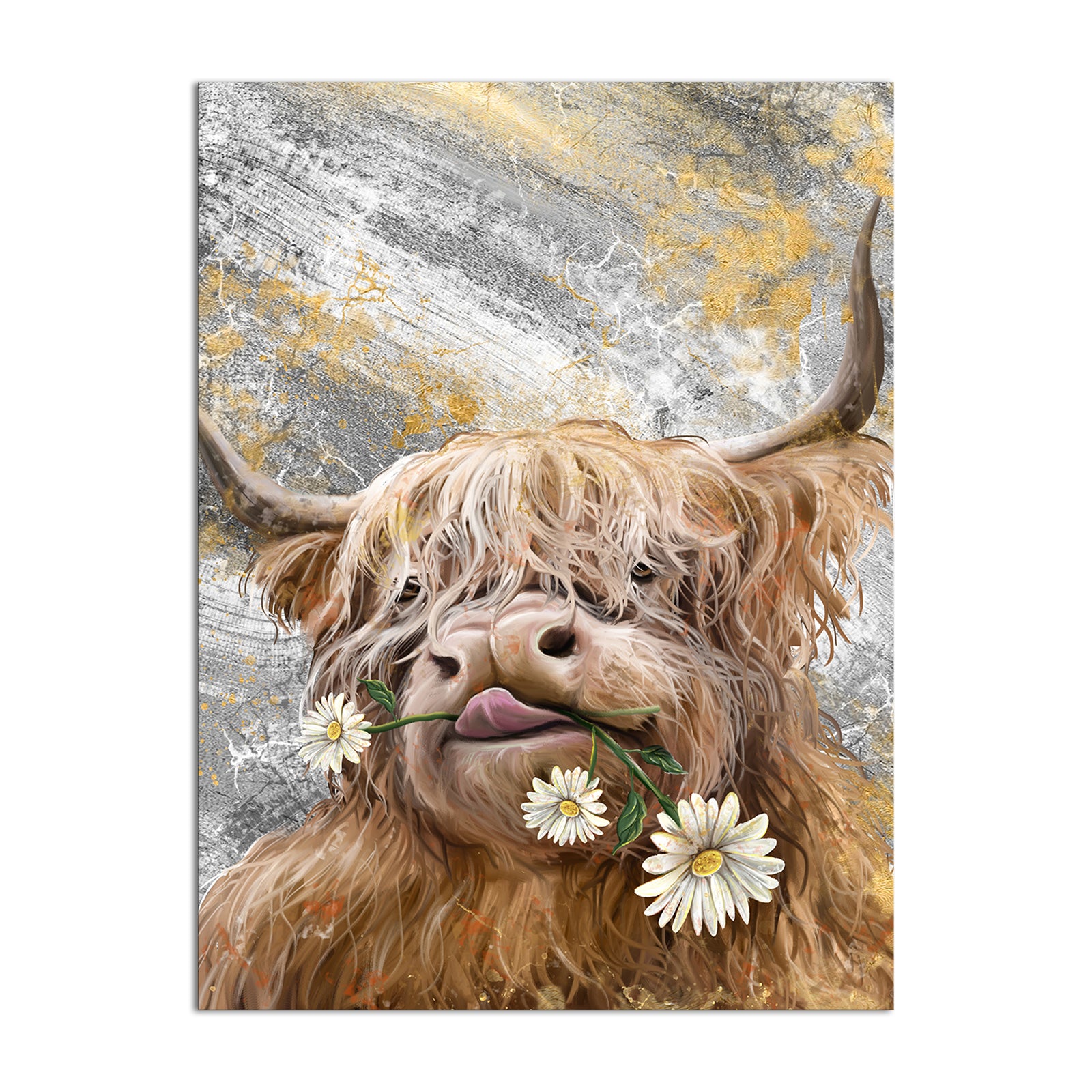 Highland Cattle Home Decor discount canvas prints