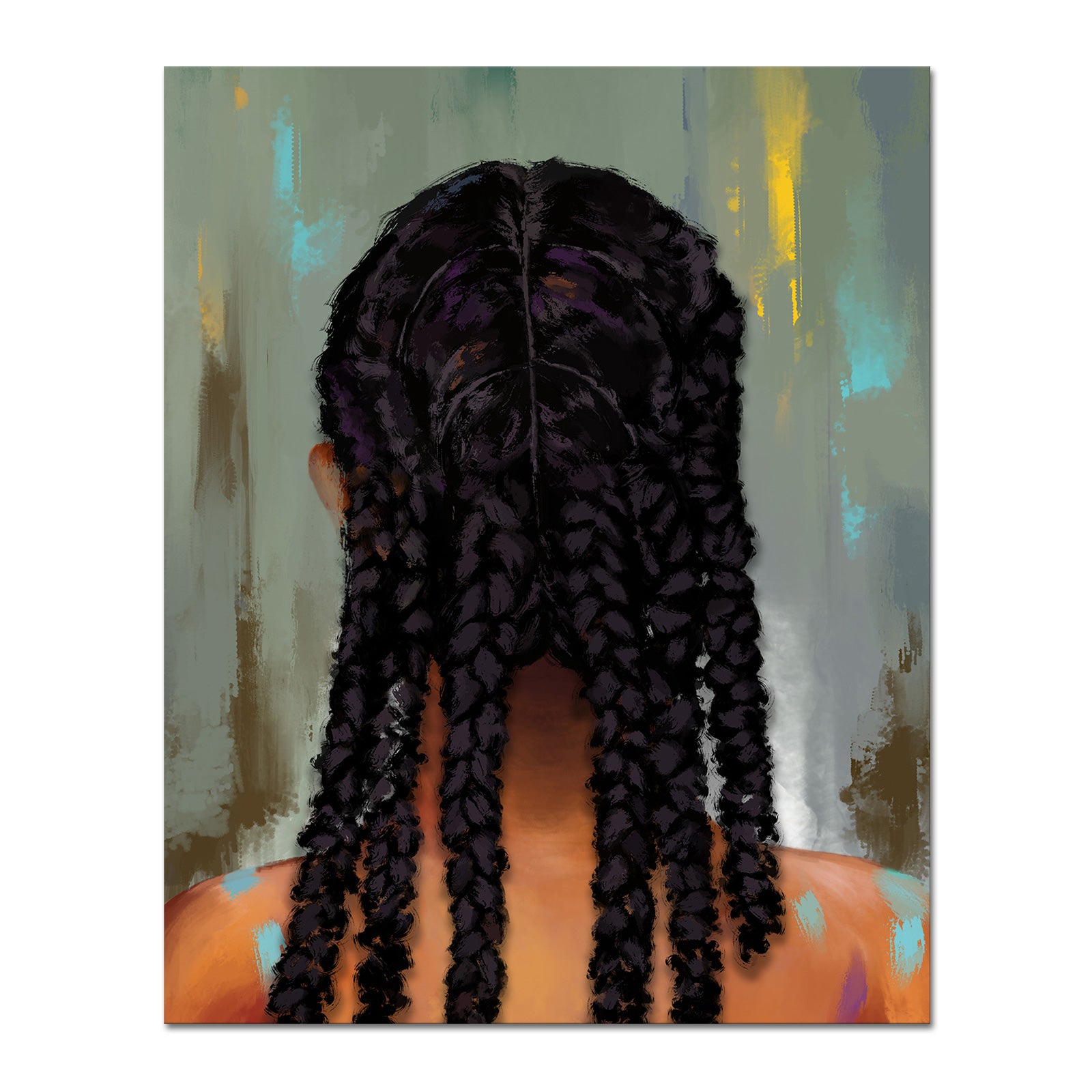 Girl Back View cheapest canvas prints free shipping