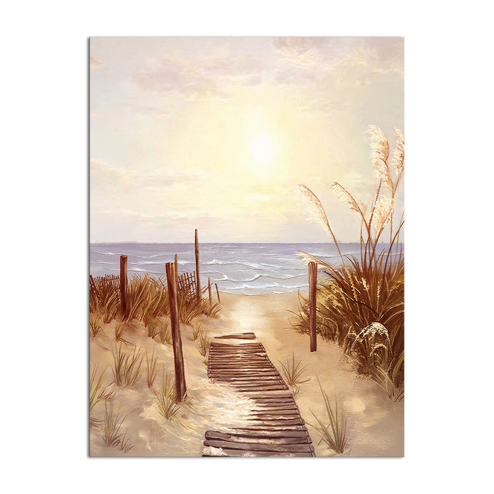Beach Leading To The Ocean affordable canvas prints for bathroom