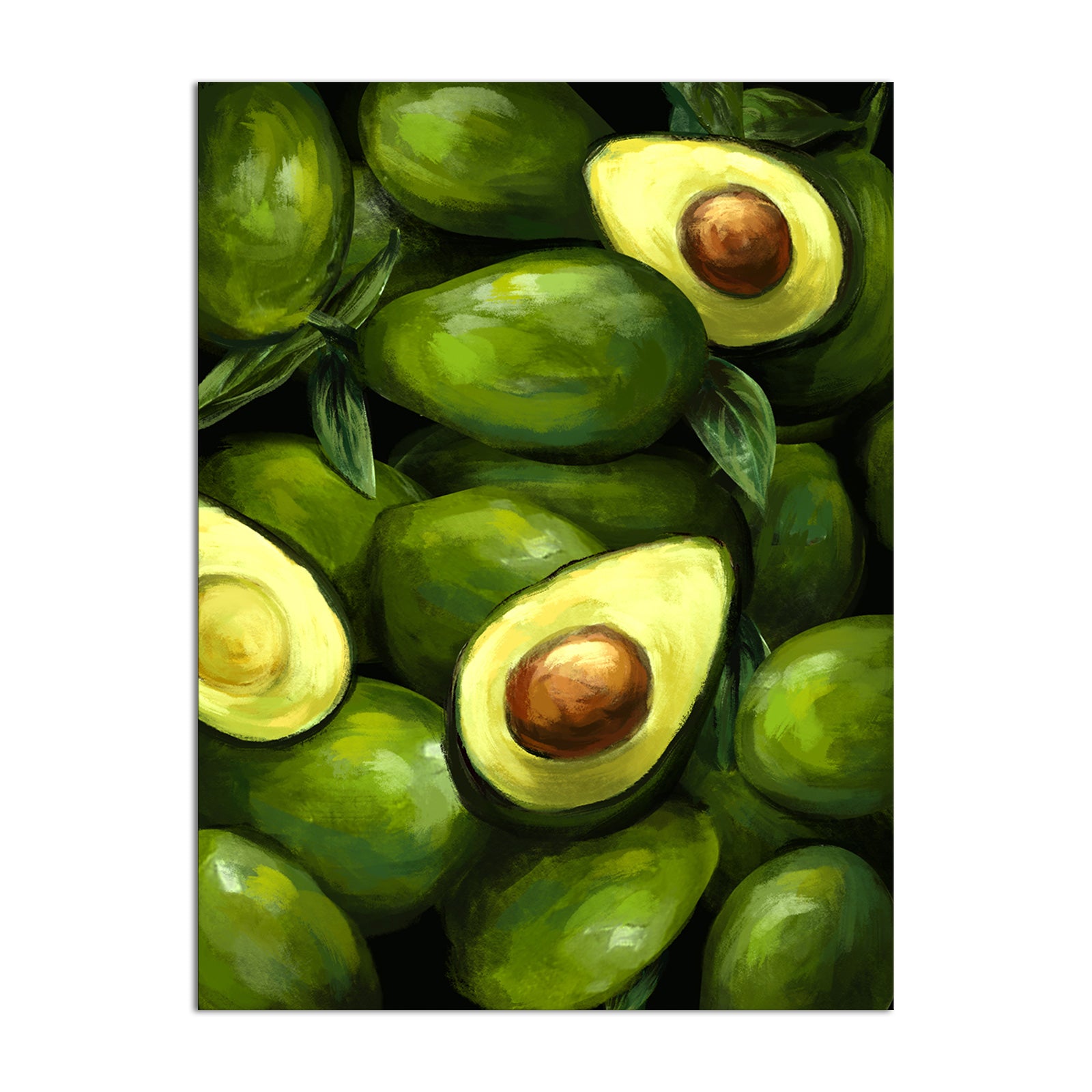 green canvas prints