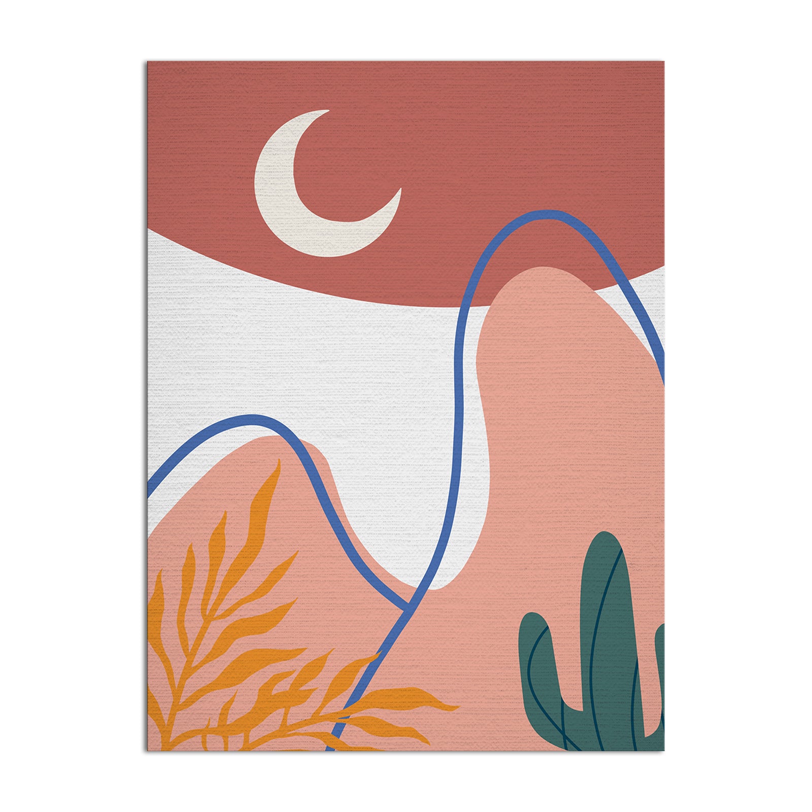 Minimalist Mountains canvas abstract canvas wall art for living room