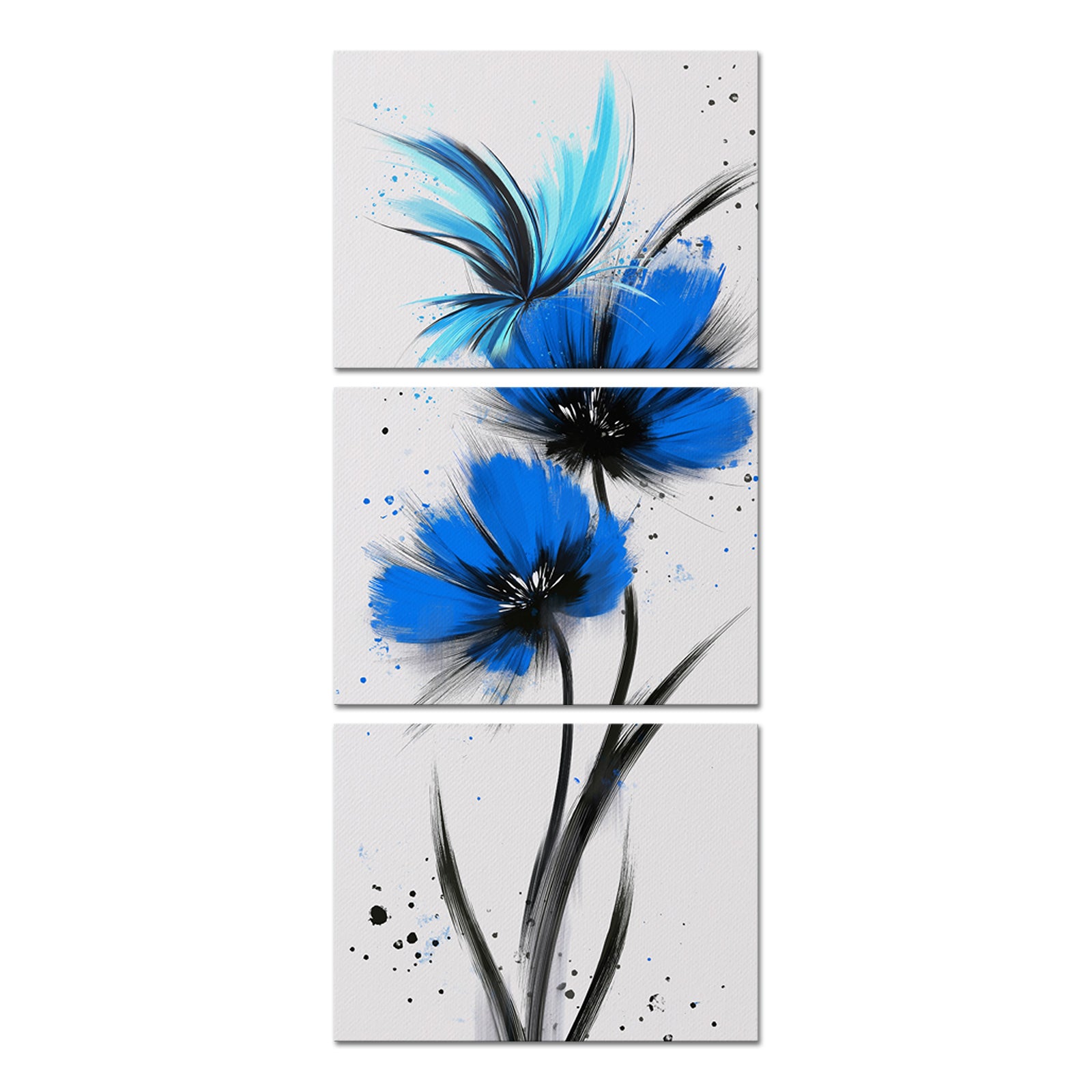 Abstract Bright Butterfly split canvas photo prints
