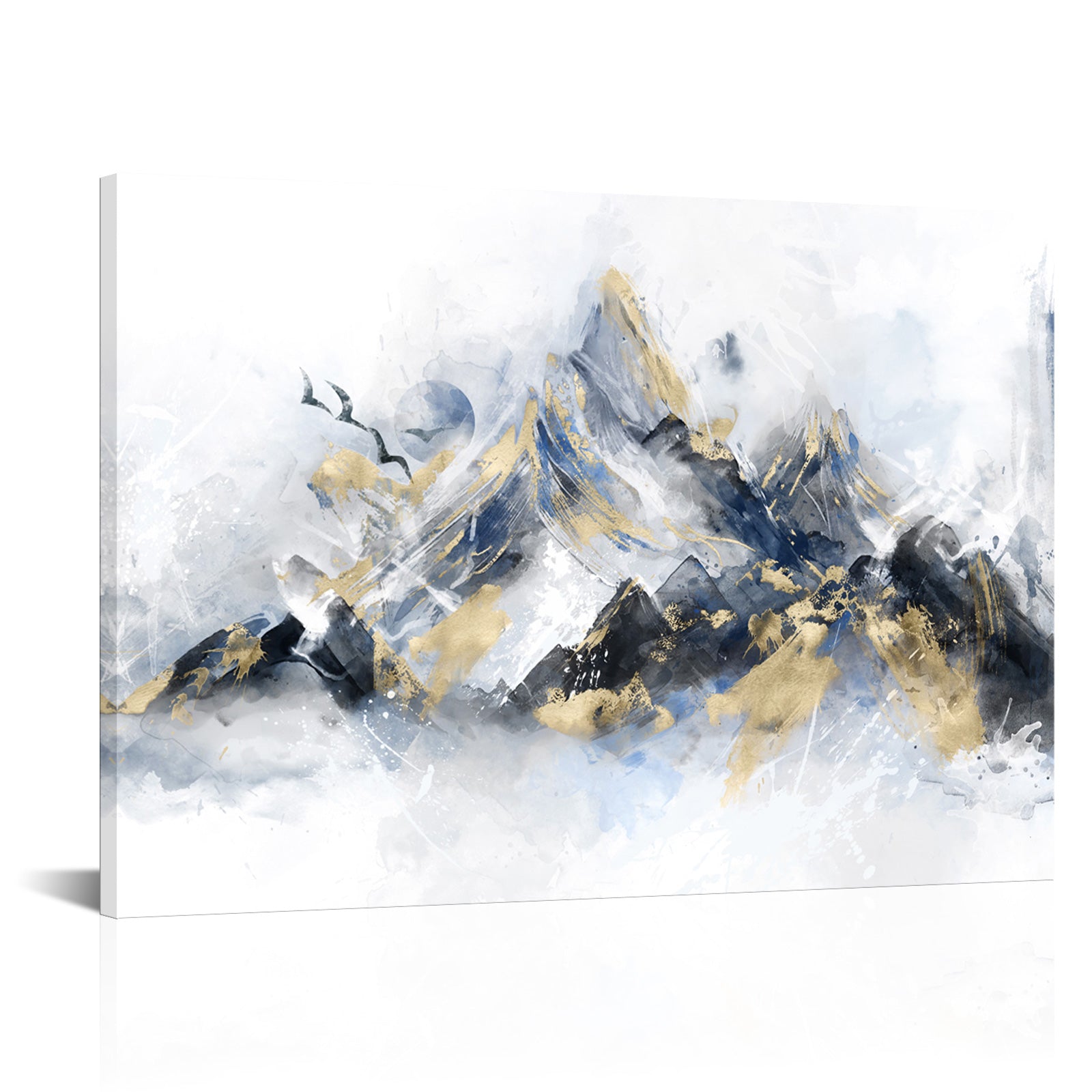Abstract Mountain Peaks