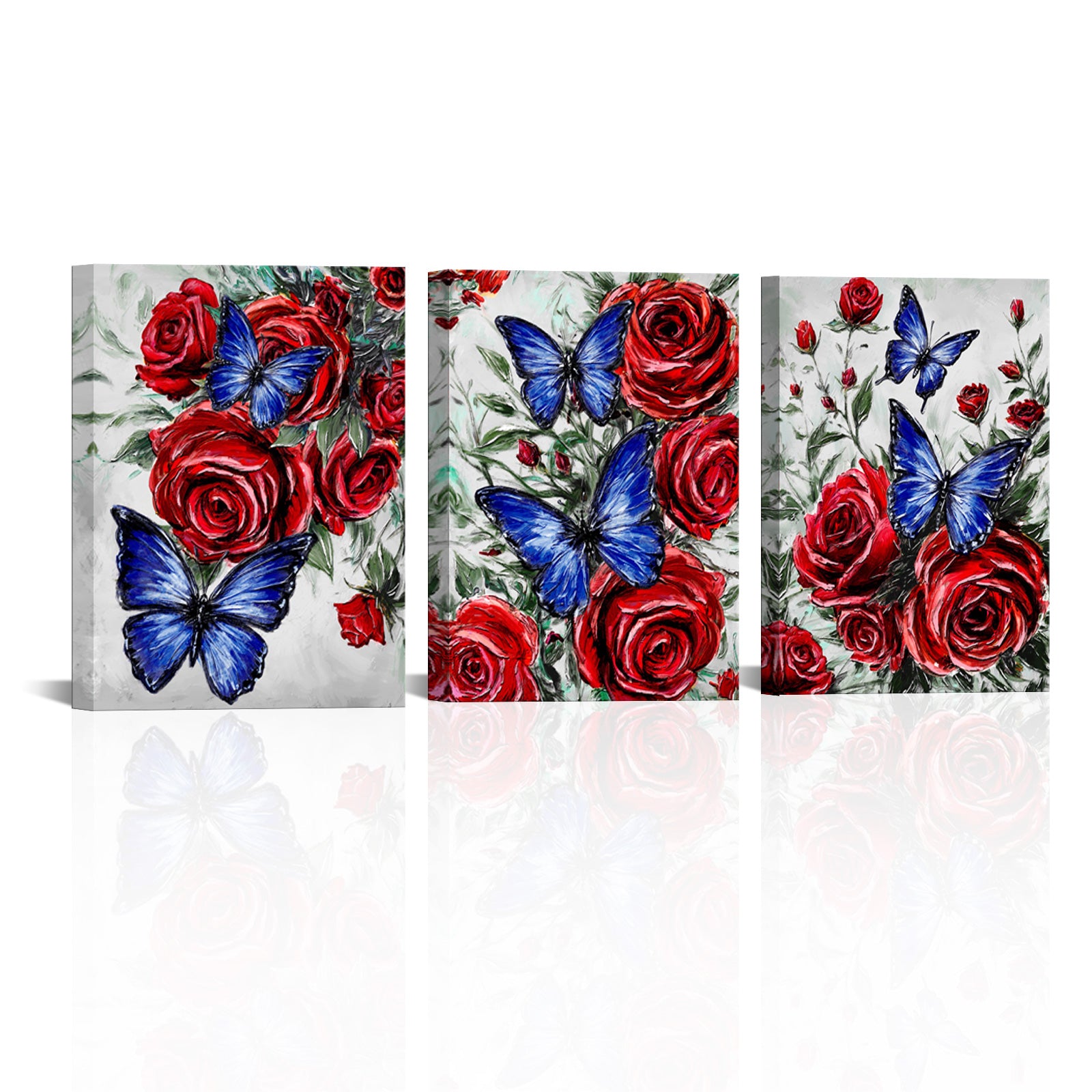 Roses And Butterflies