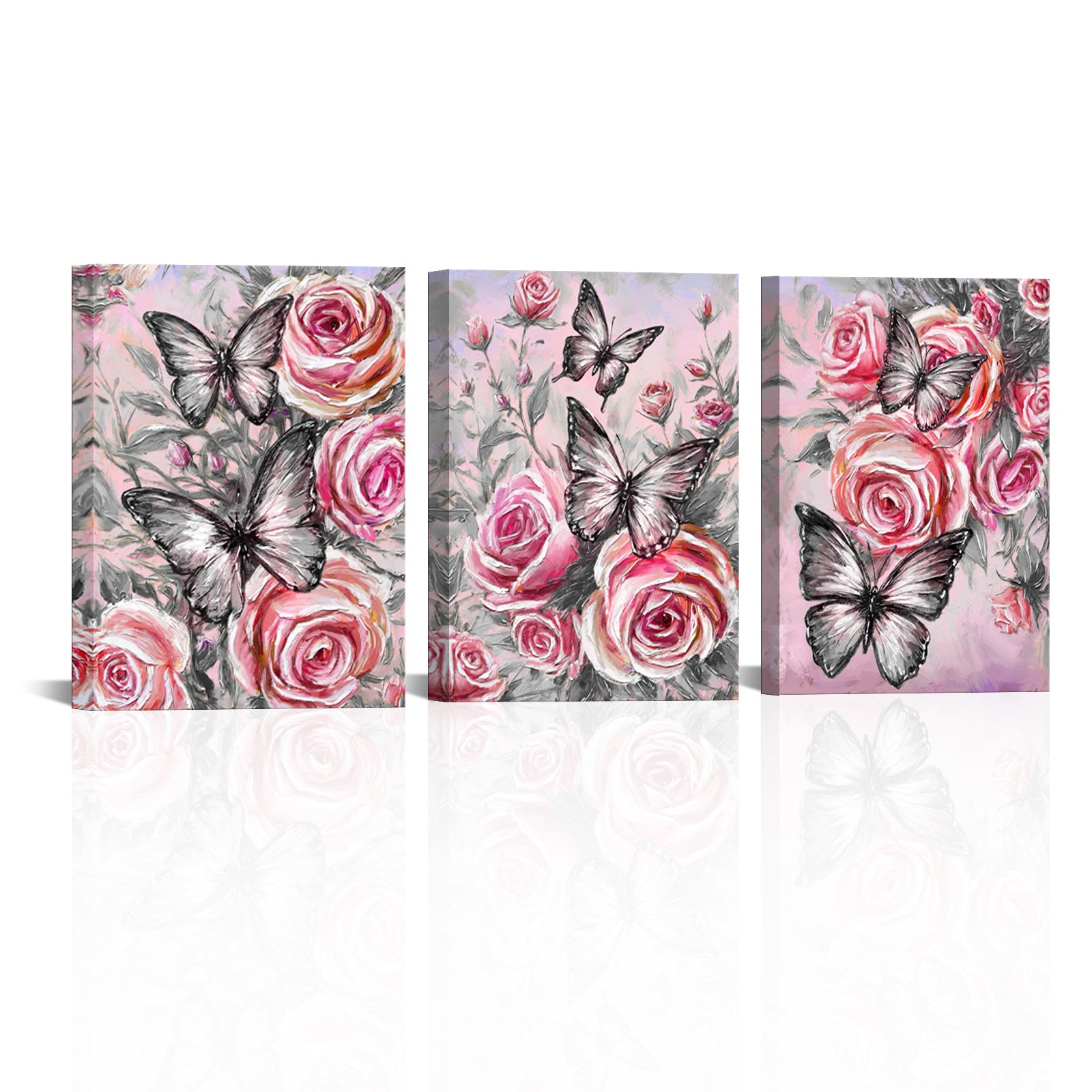Roses And Butterflies