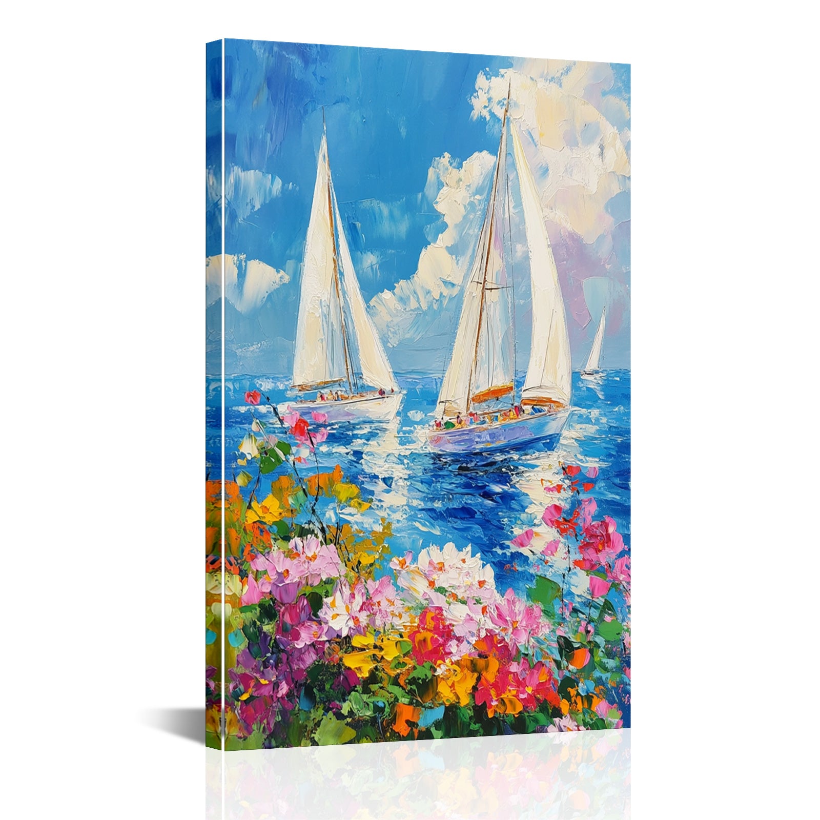 Sailing Boat On Sea