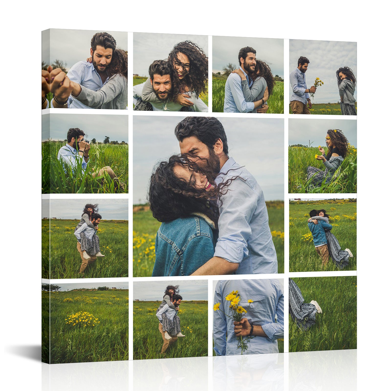 Couple Memorial Inspiration Custom Gift Canvas Print Photo Wall Decor