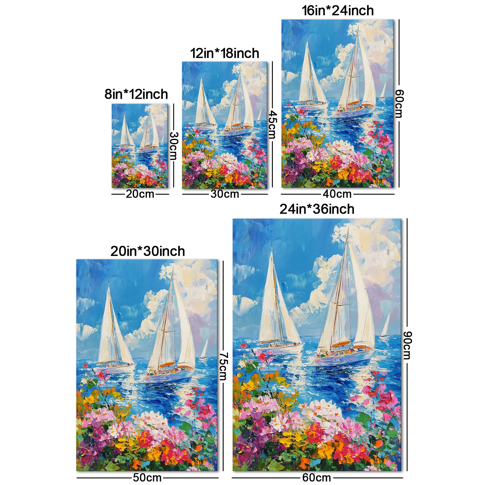 Sailing Boat On Sea