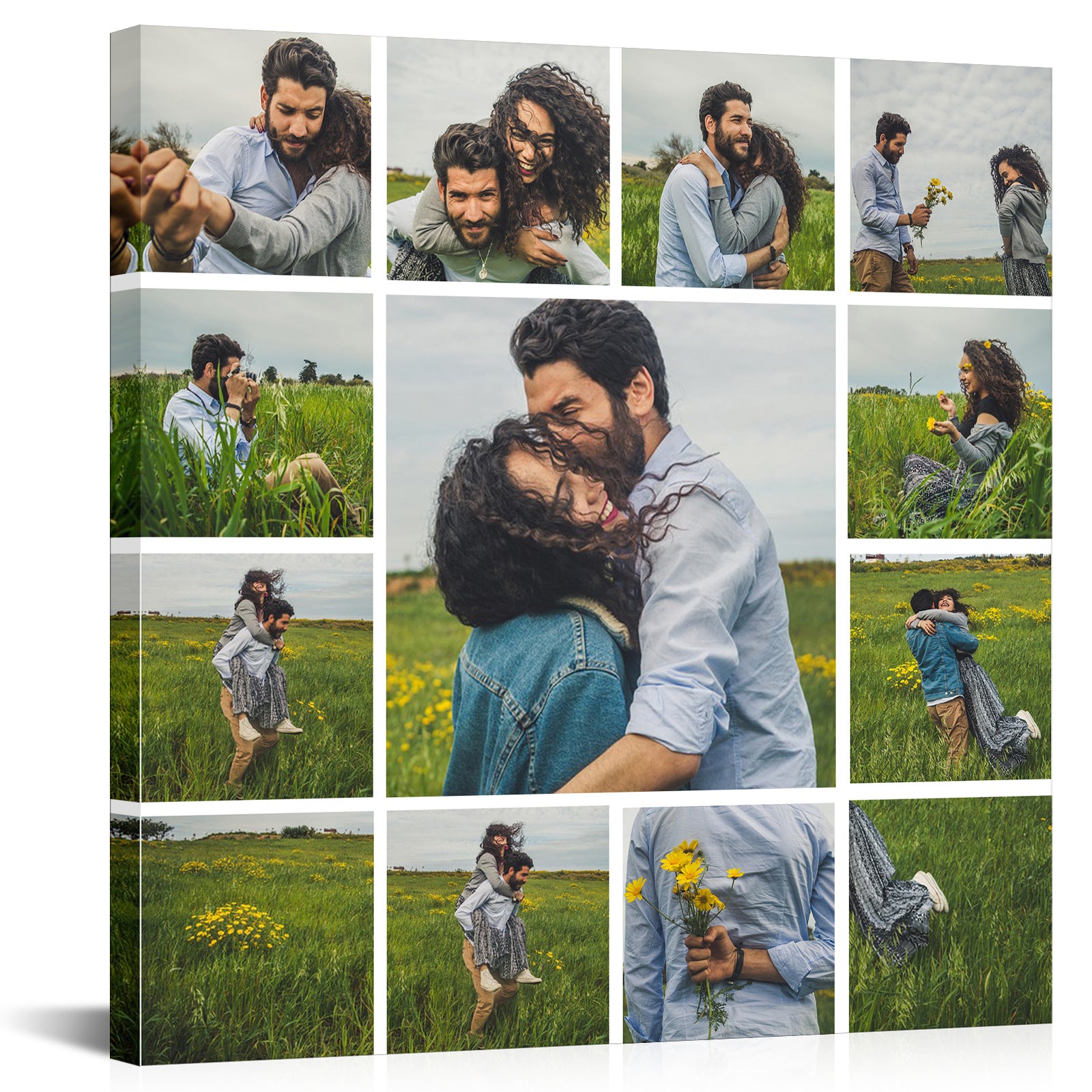 Couple Memorial Inspiration Custom Gift Canvas Print Photo Wall Decor