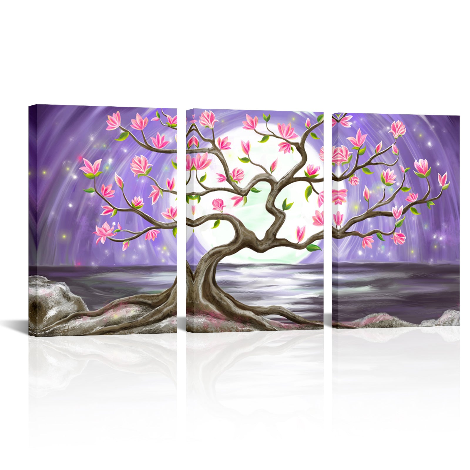 Seascape triptych landscape canvas print online