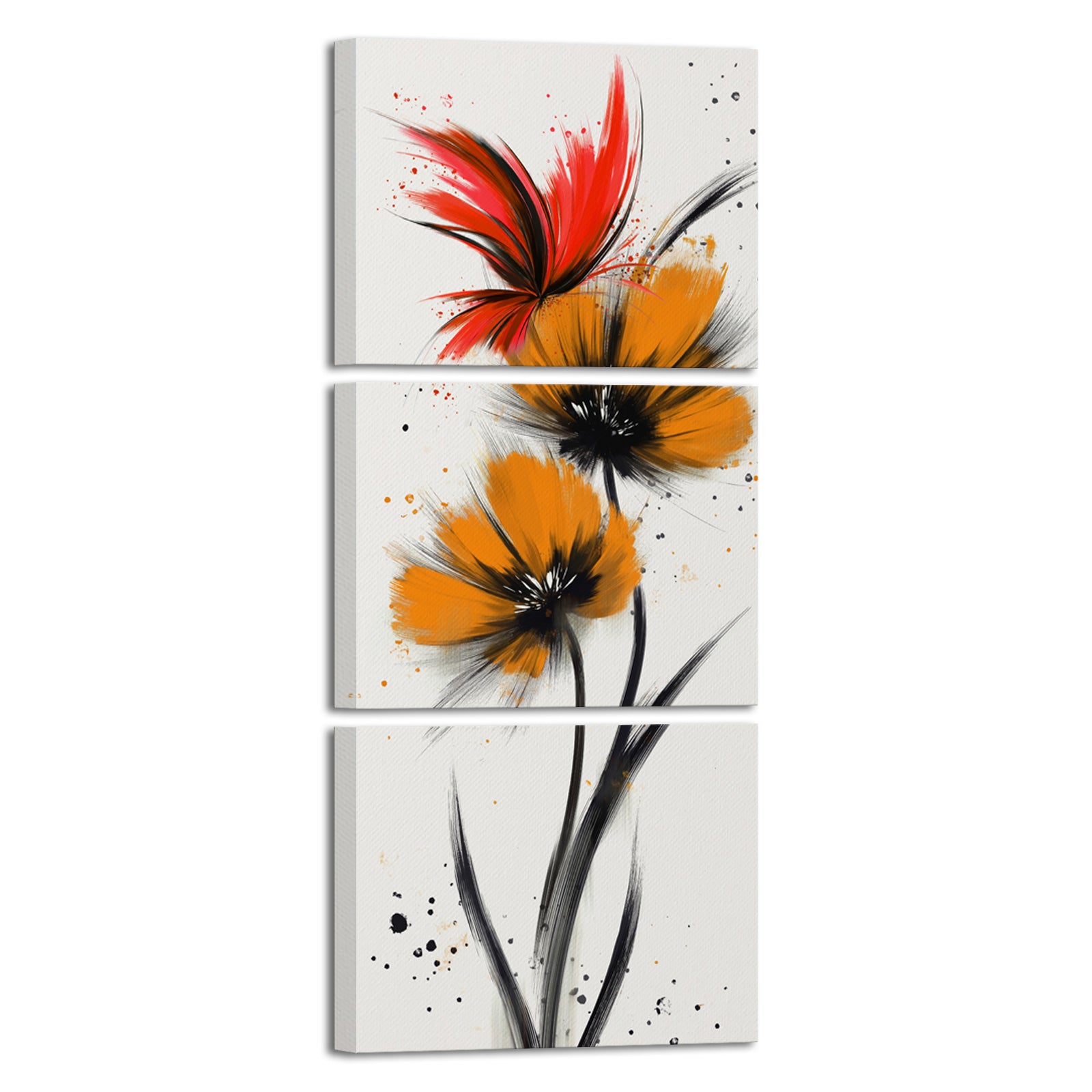 Abstract Bright Butterfly split canvas photo prints