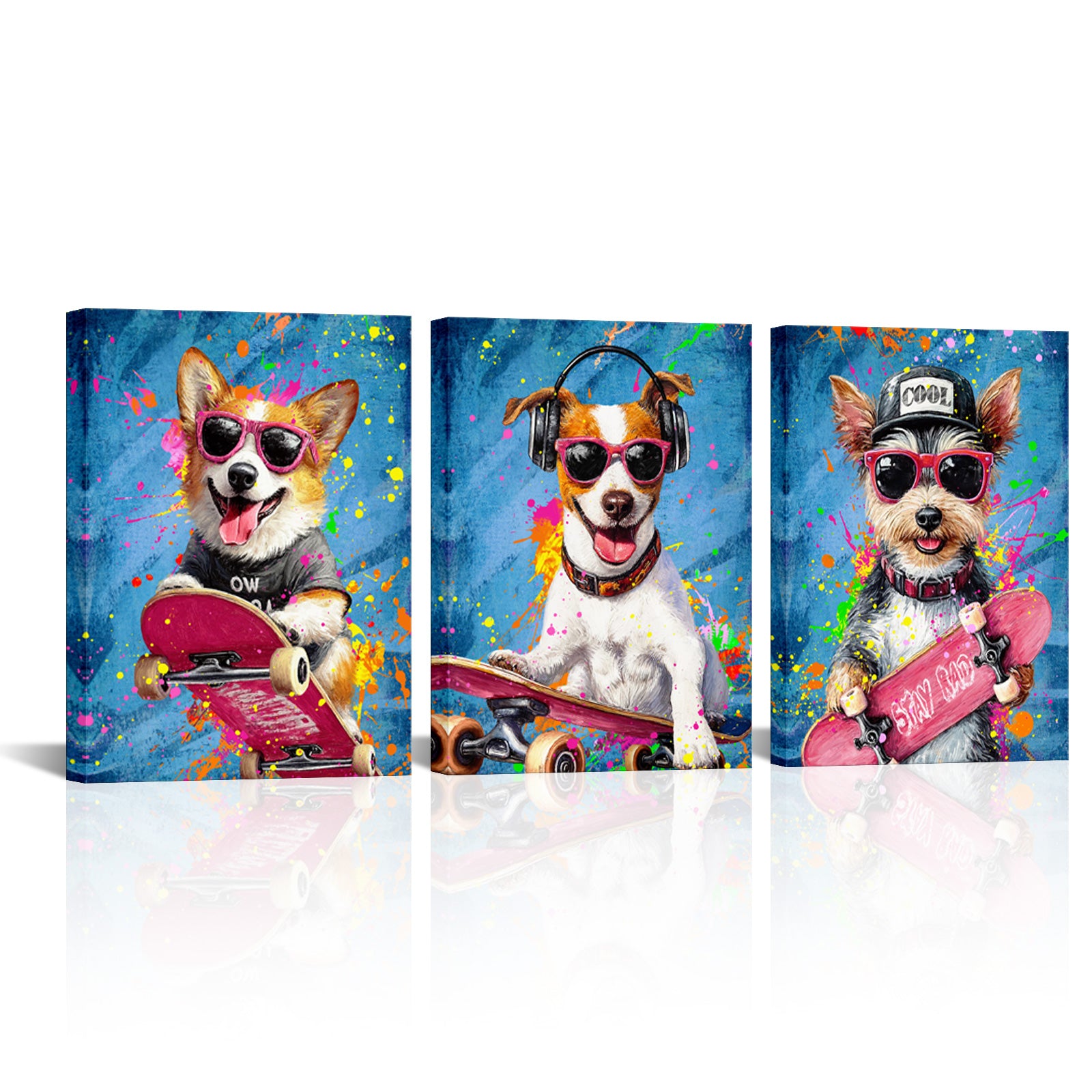 Hip-hop pet custom photo wall decoration