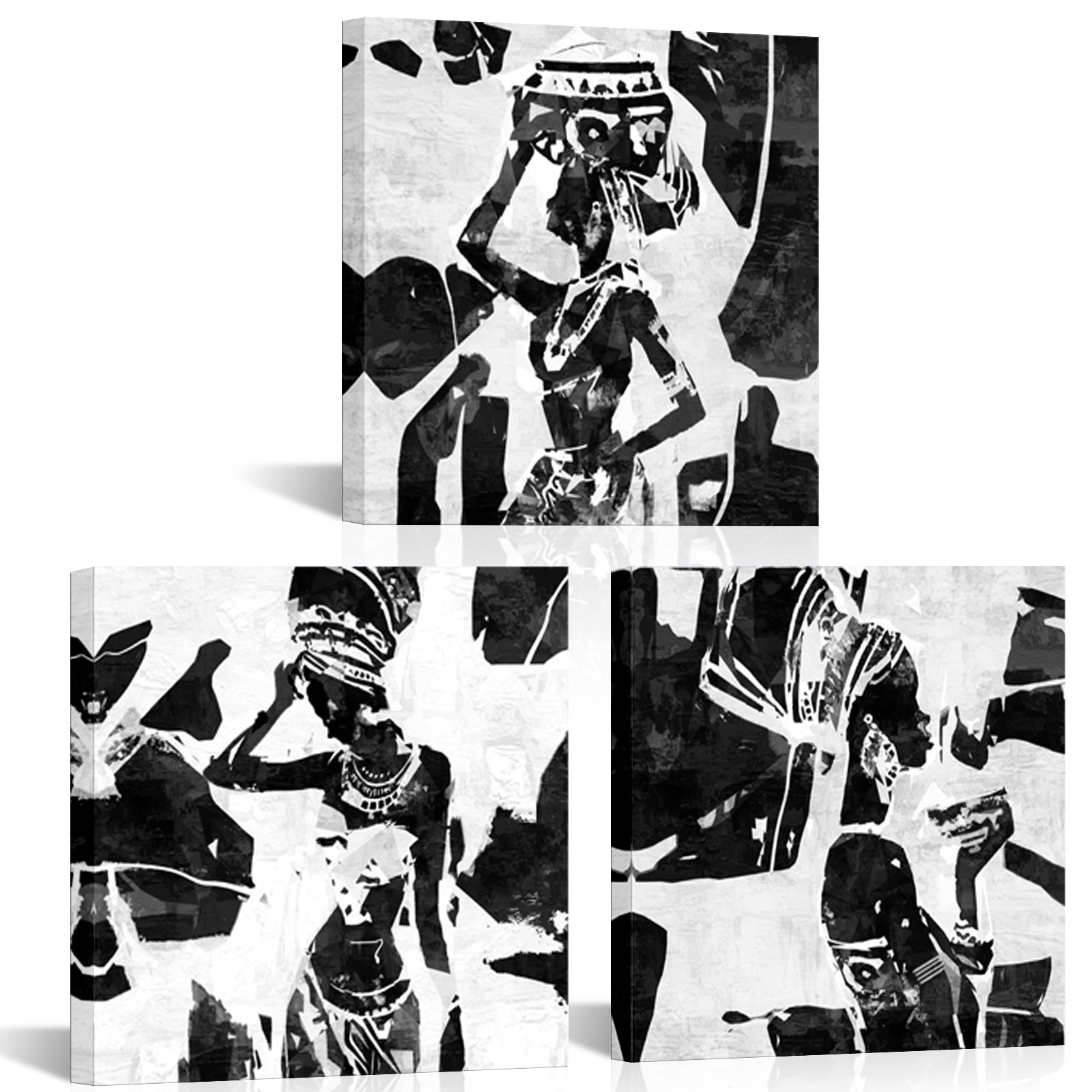 African Artistry Woman Carrying A Vessel