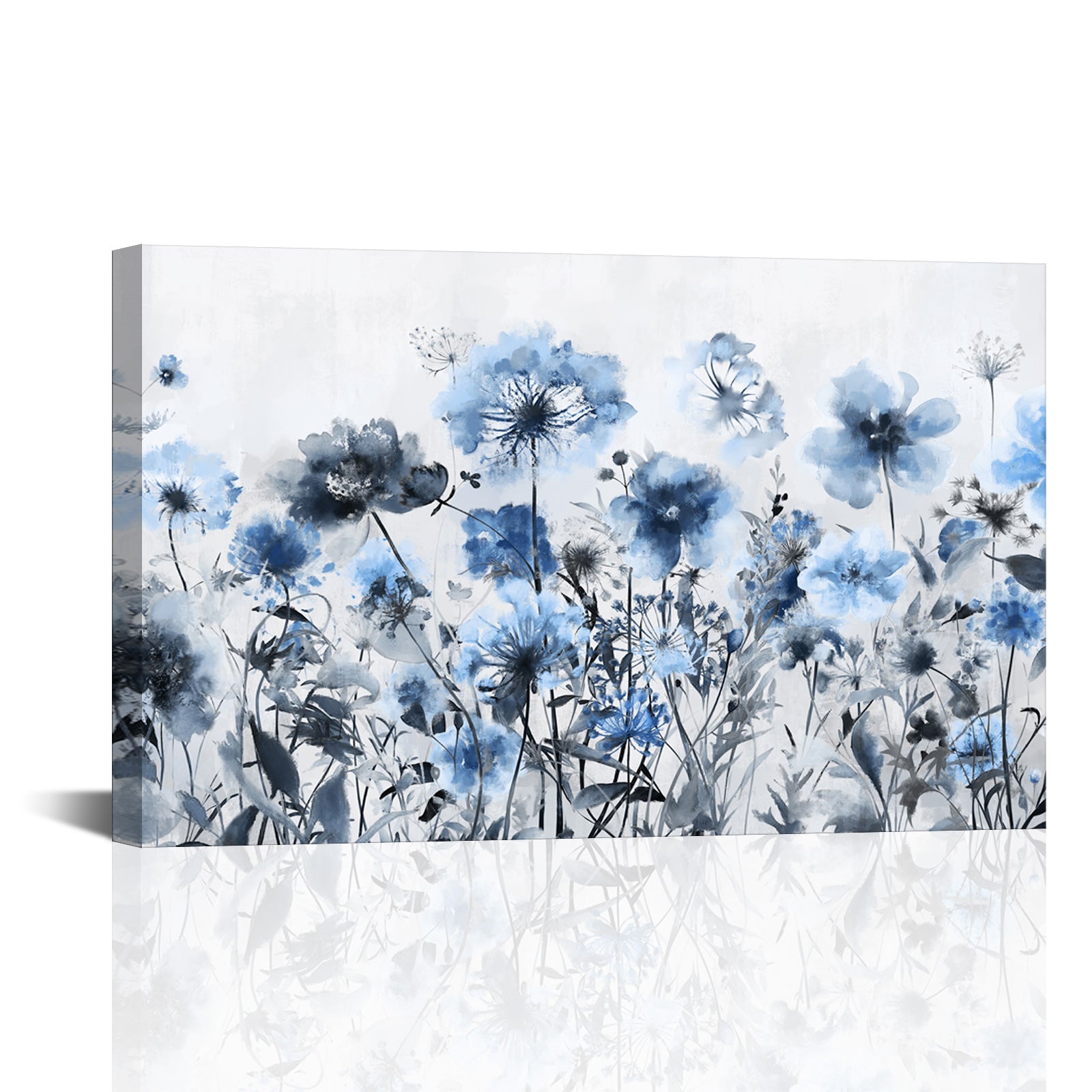 Watercolor Wildflower big canvas photo prints 12x18 inches