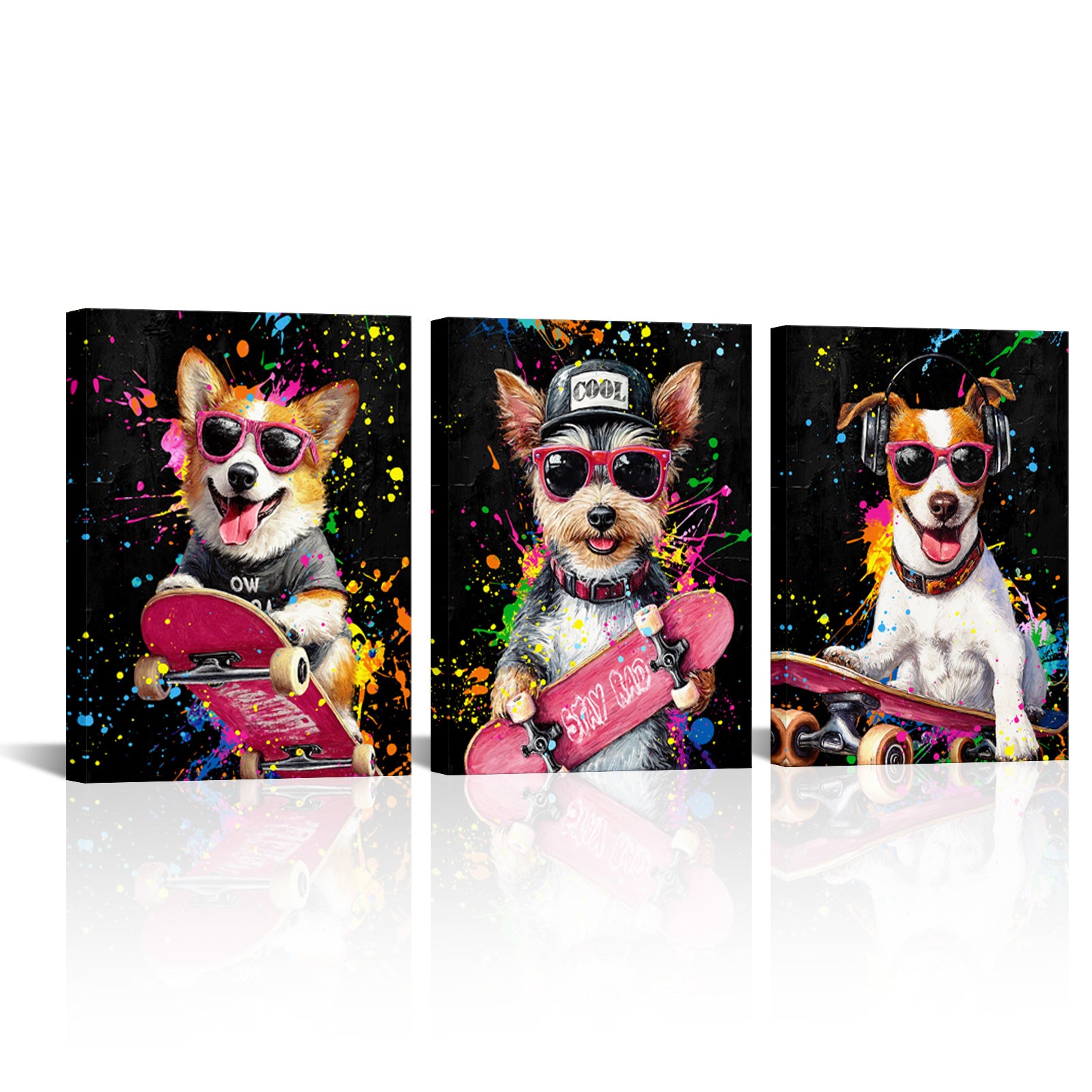Hip-hop pet custom photo wall decoration