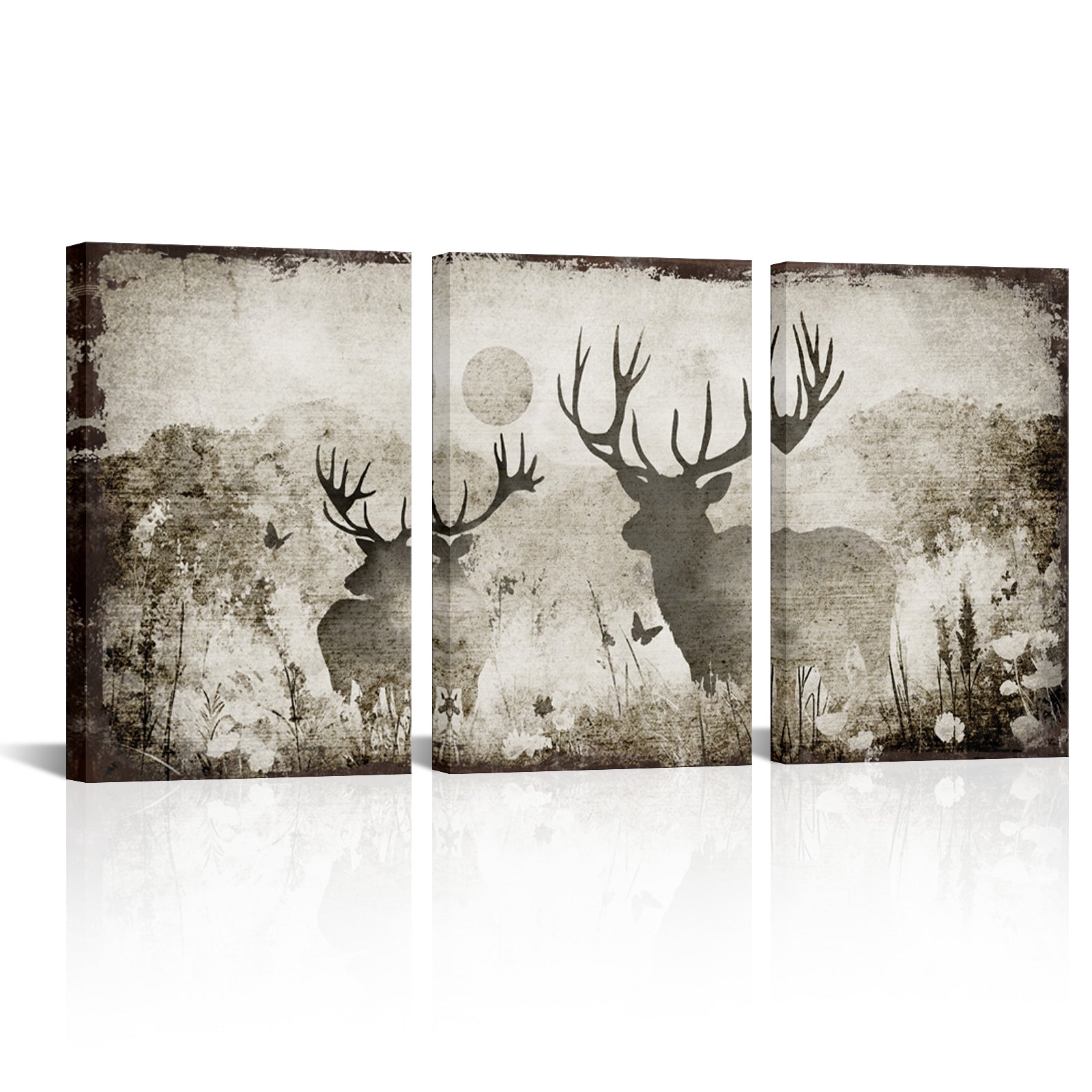 Deer In Misty Mountains