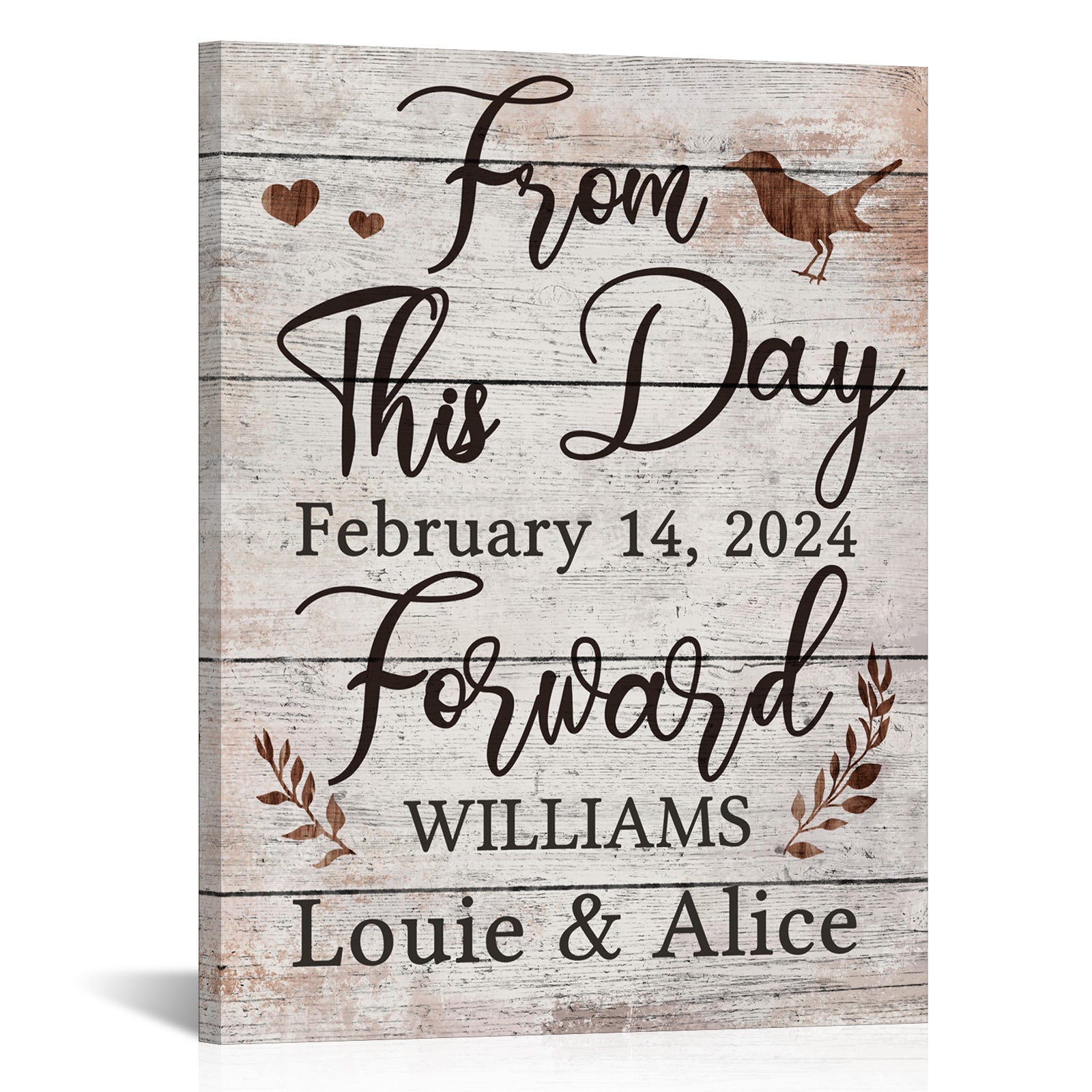 custom canvas wall art with words