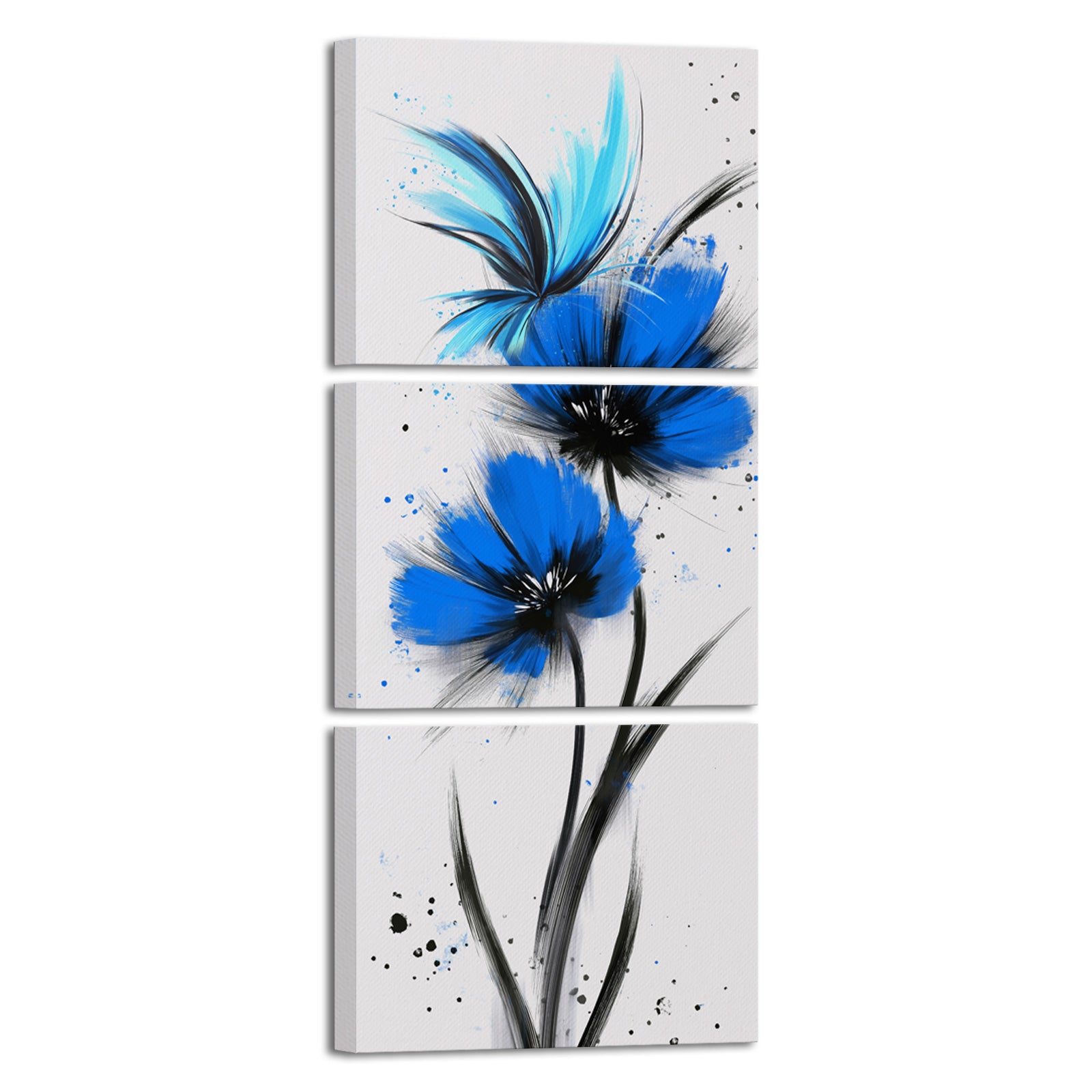 Abstract Bright Butterfly split canvas photo prints