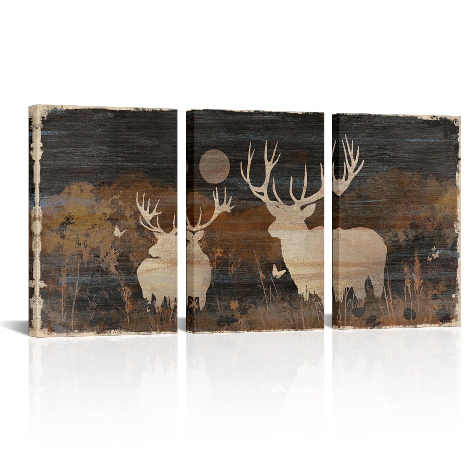 Deer In Misty Mountains