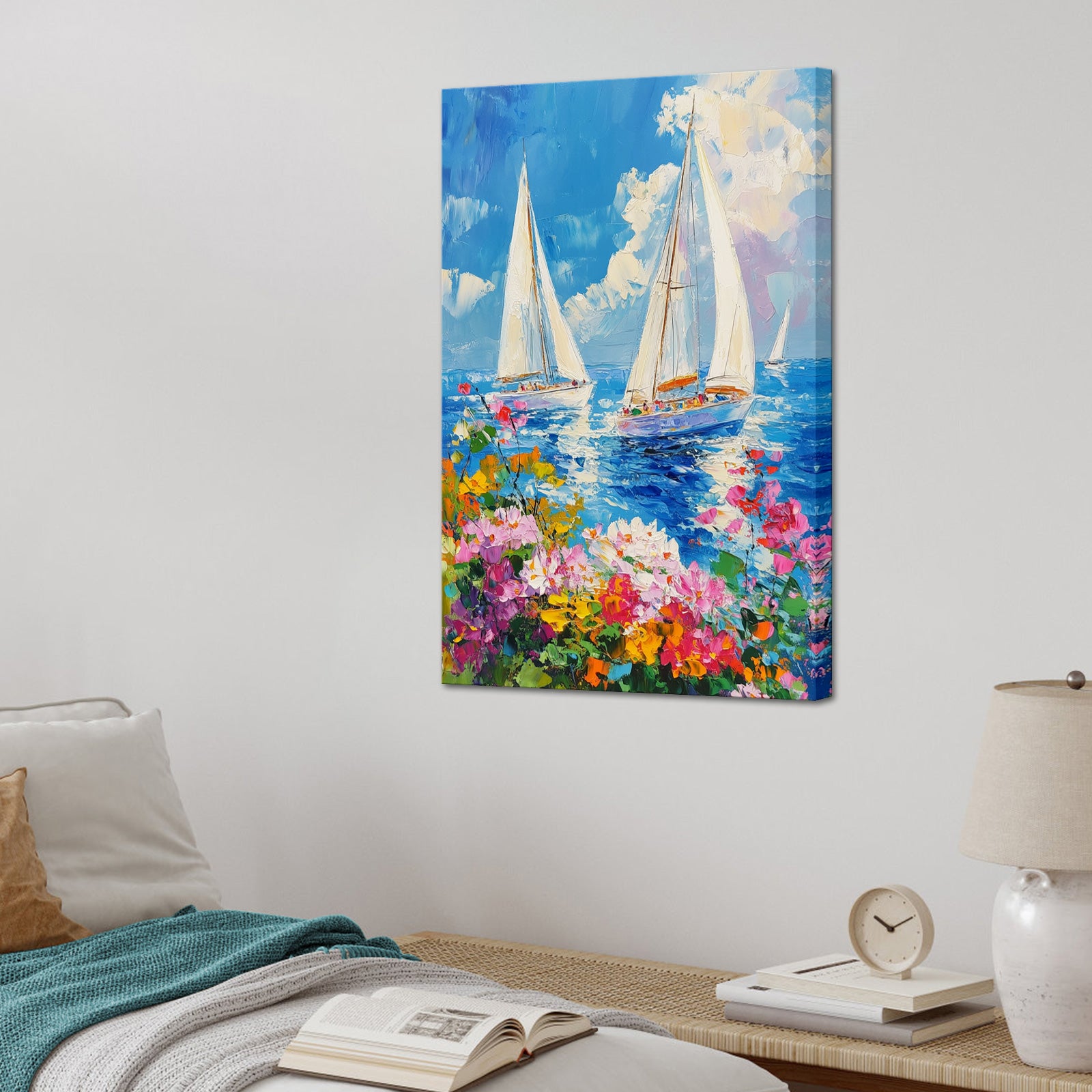 Sailing Boat On Sea