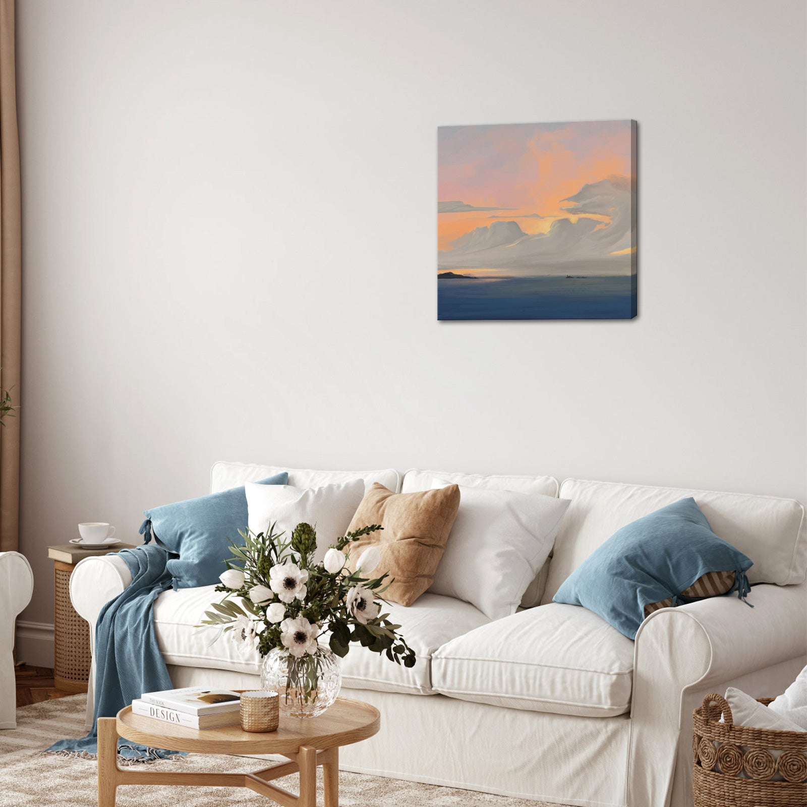 Tranquil Sea Level Small high quality gentle style home wall decoration
