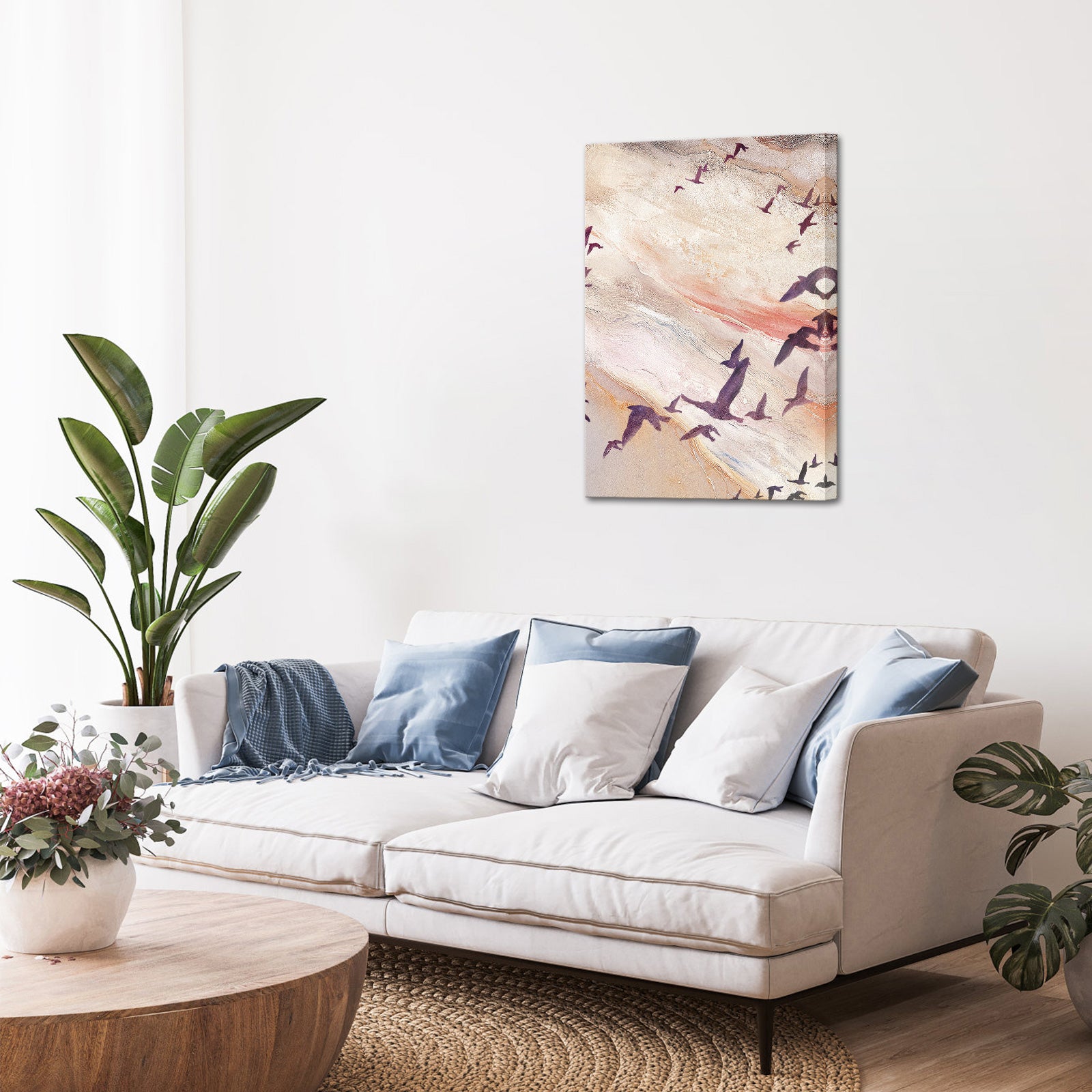 abstract canvas art for living room