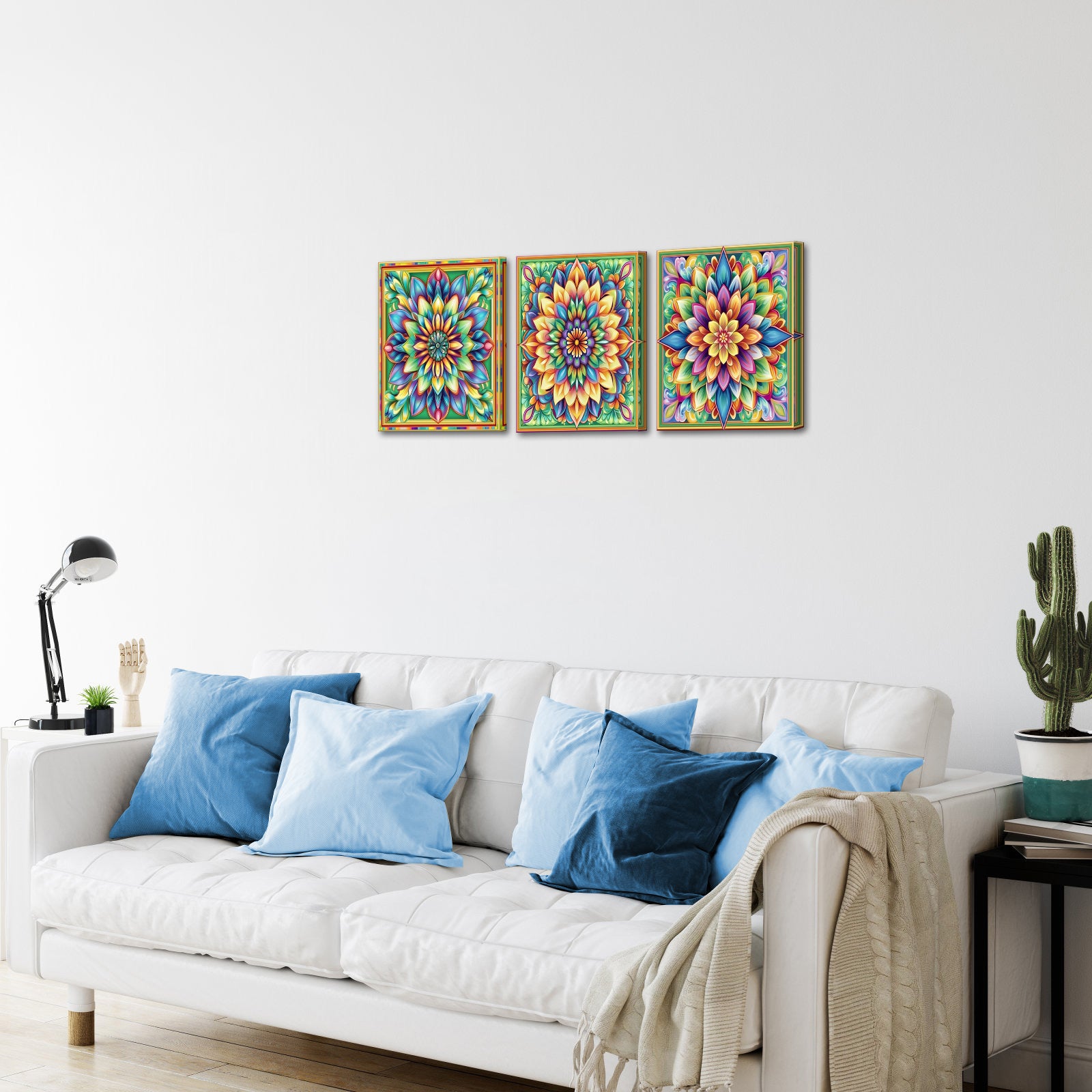 Kaleidoscope Colorful Floral Patterns
