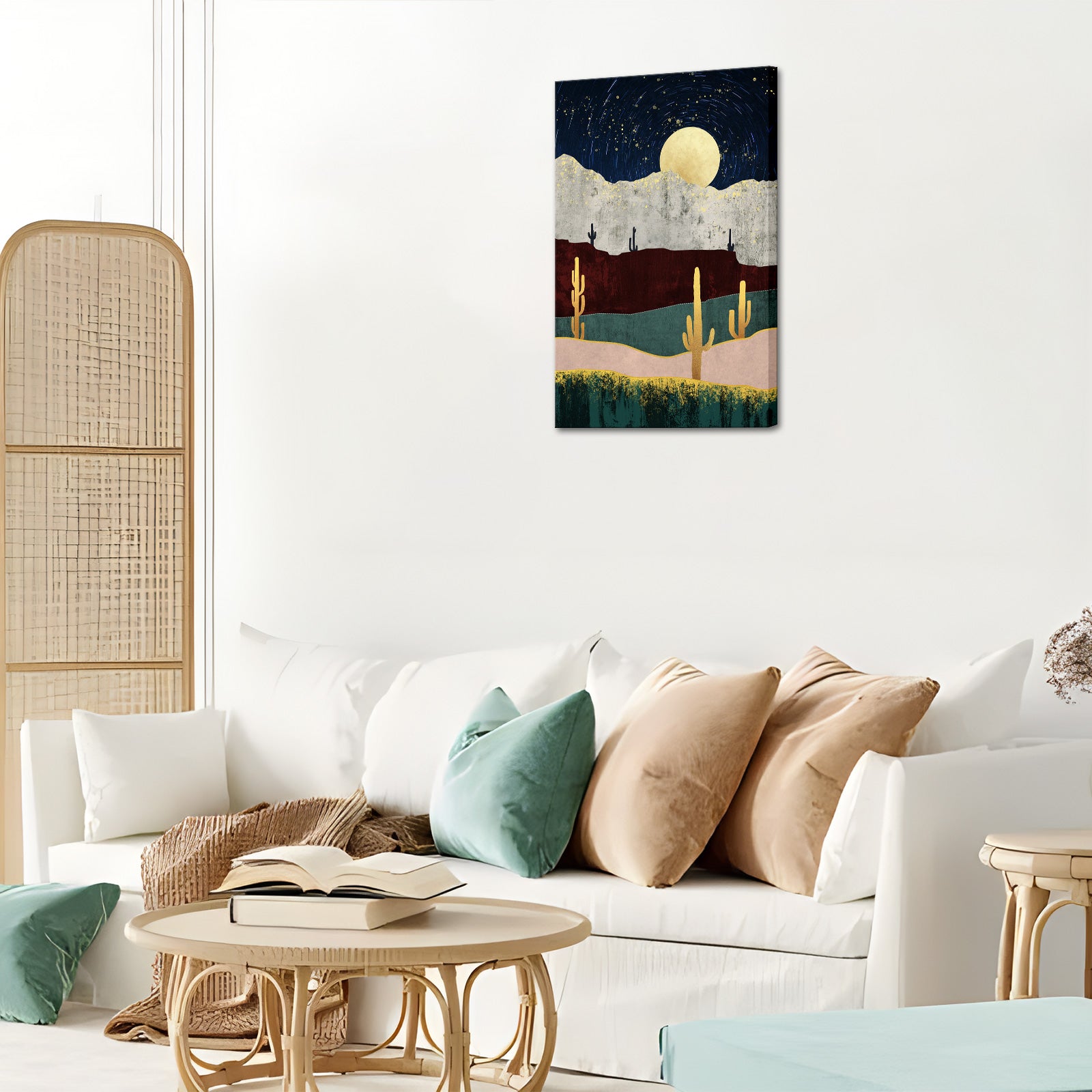 Abstract wind mountain forest cheap large canvas wall art under $50