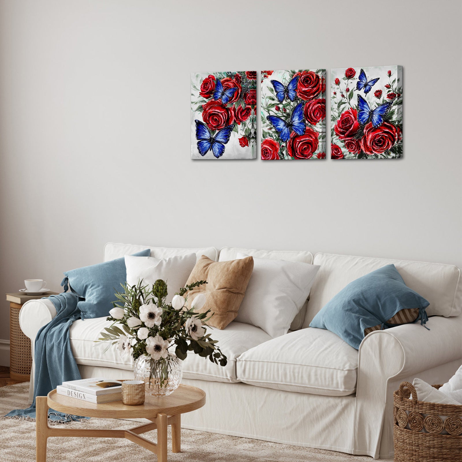 Roses And Butterflies