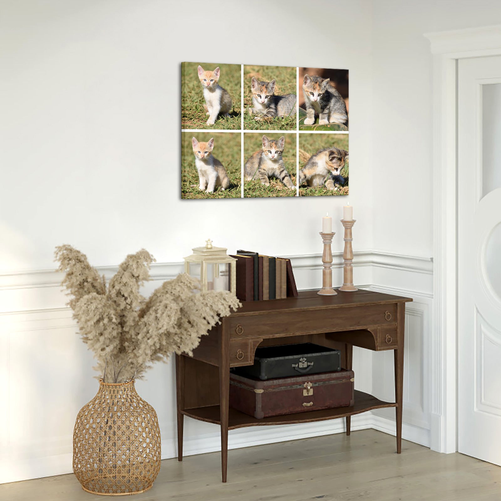 Pet memorial custom photo printing on the wall