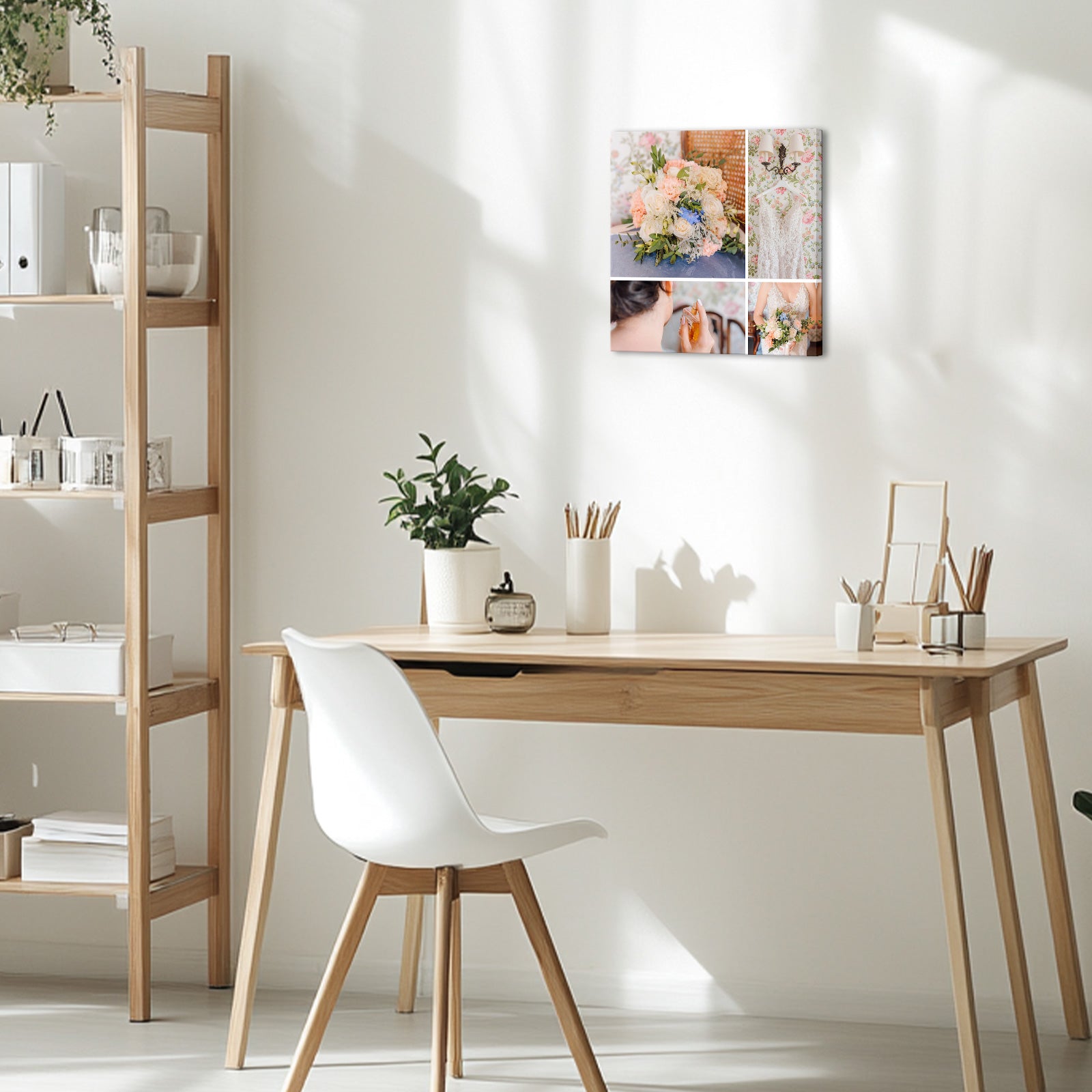 Wedding Memorial Photo Print Collage Canvas Gift Inspiration Wall