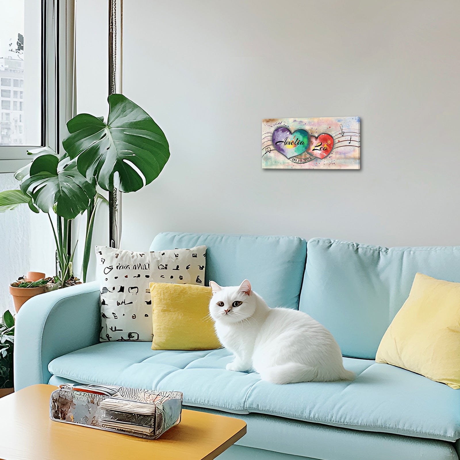 personalized picture to canvas wall art