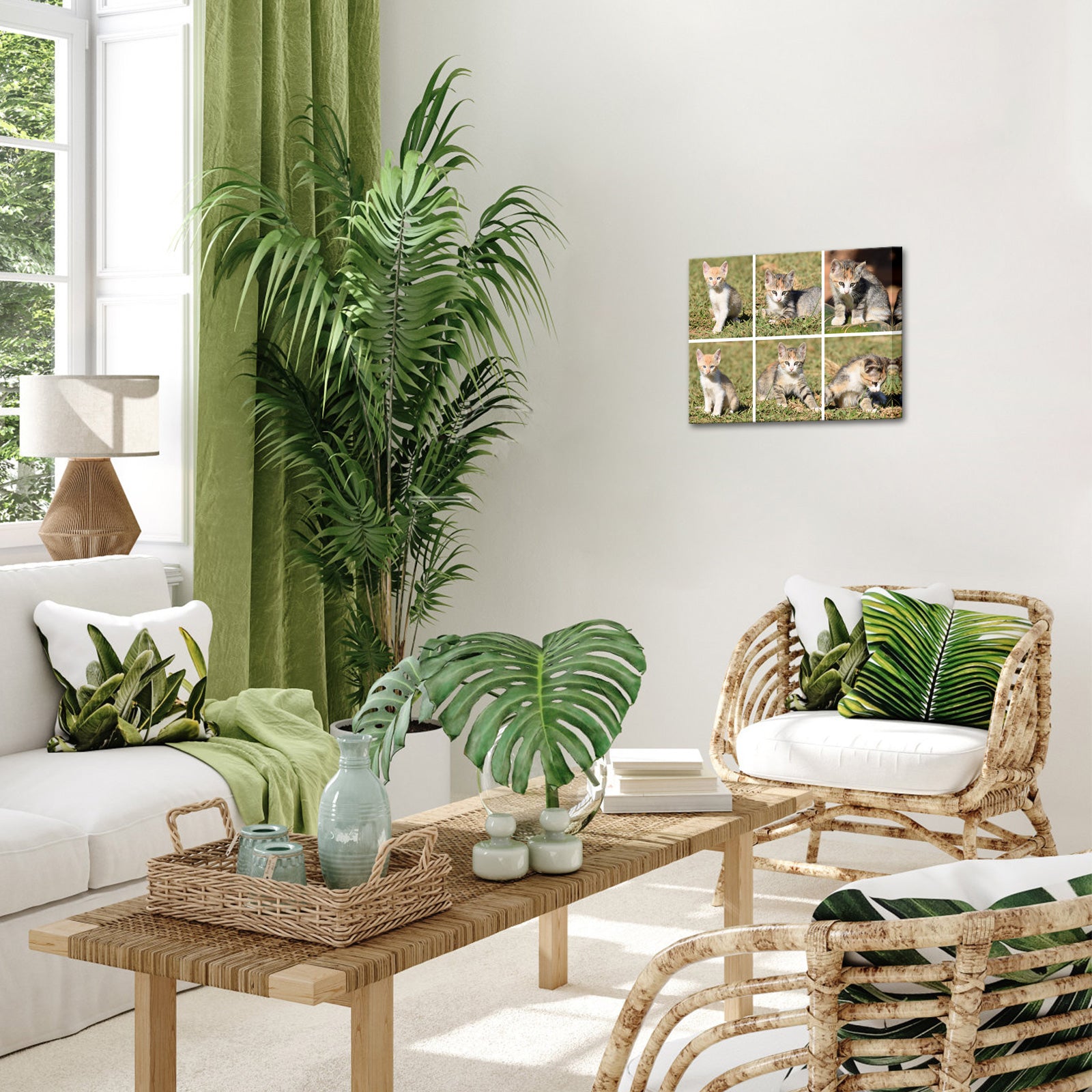 Pet memorial custom photo printing on the wall