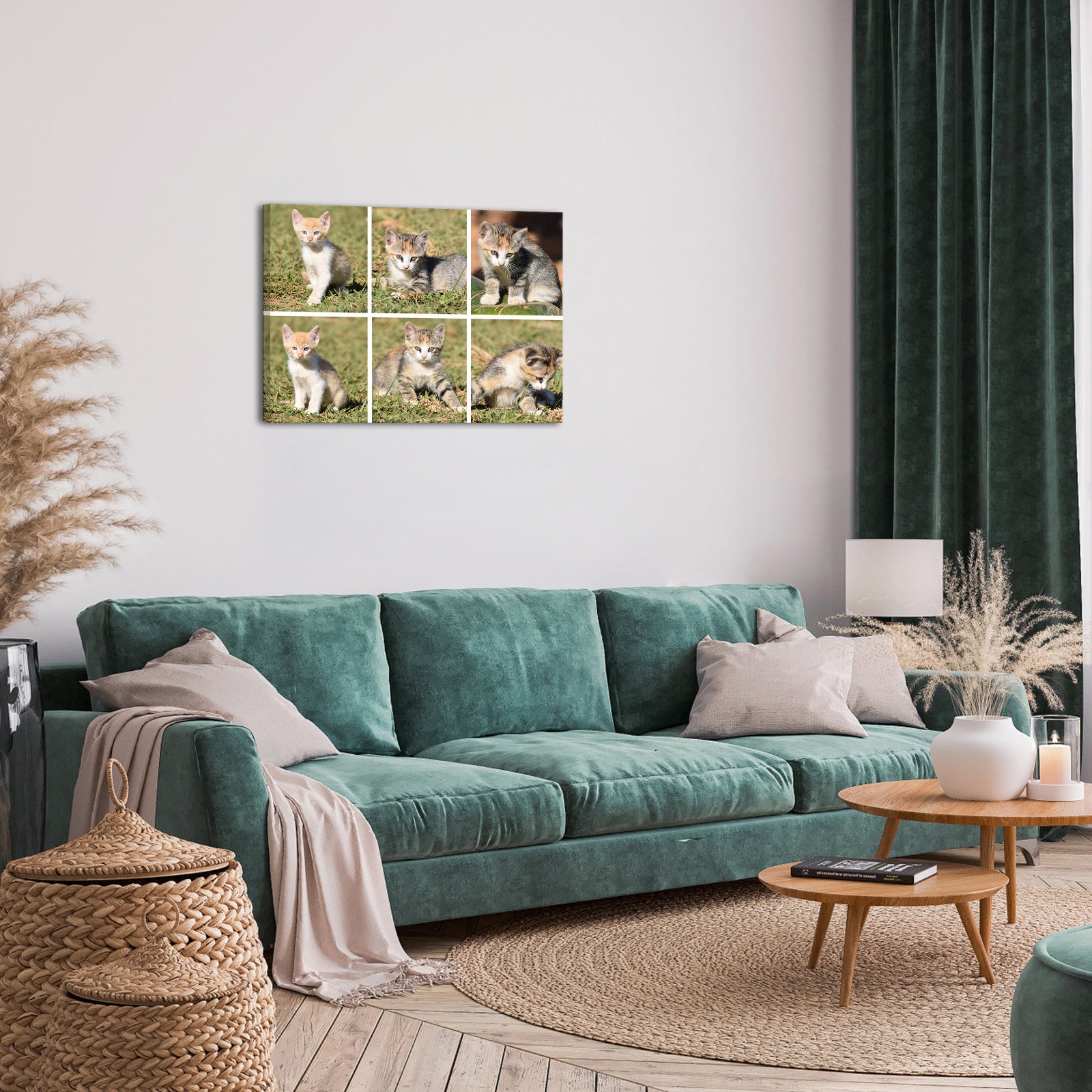 Pet memorial custom photo printing on the wall