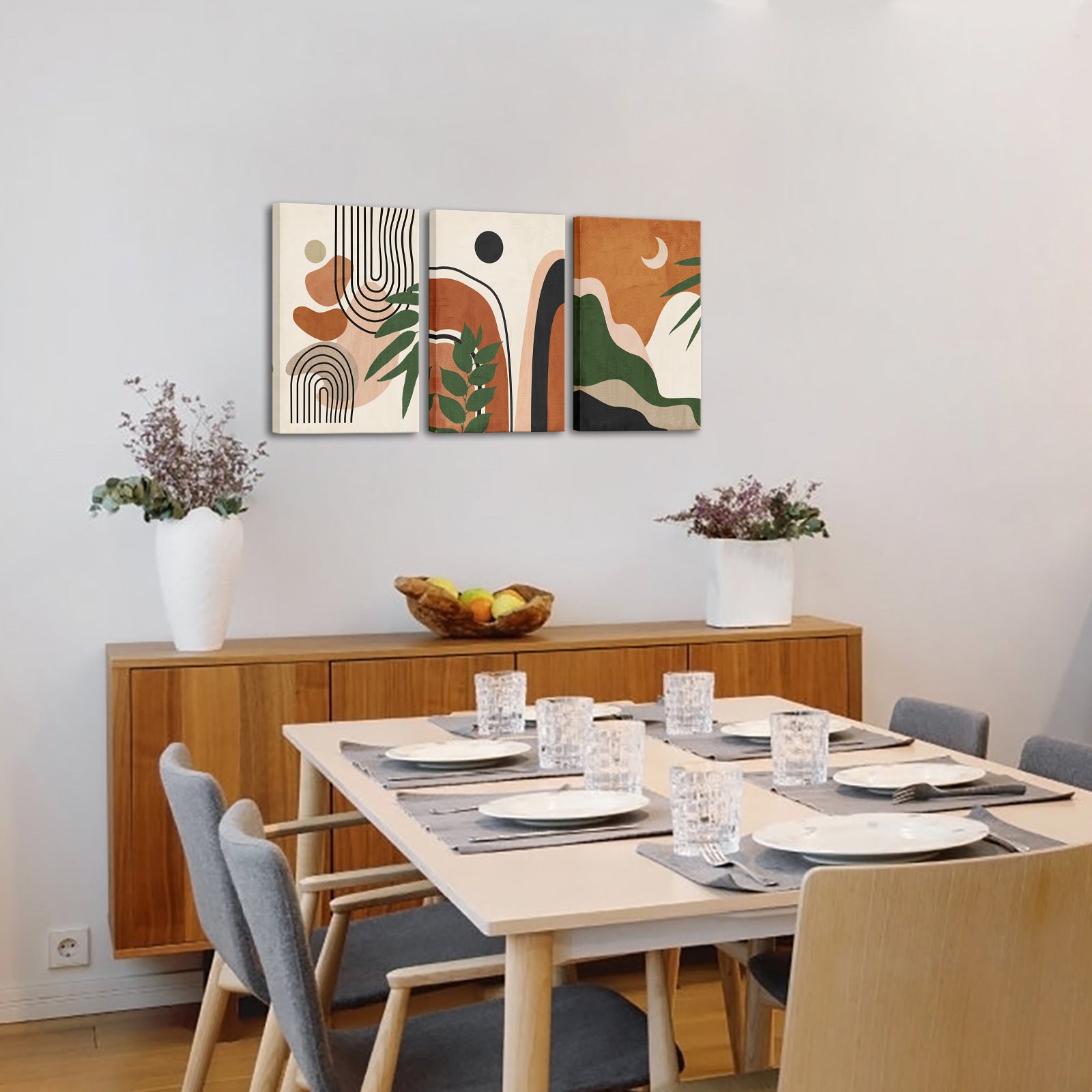 Abstract Bohemian-Inspired Landscape