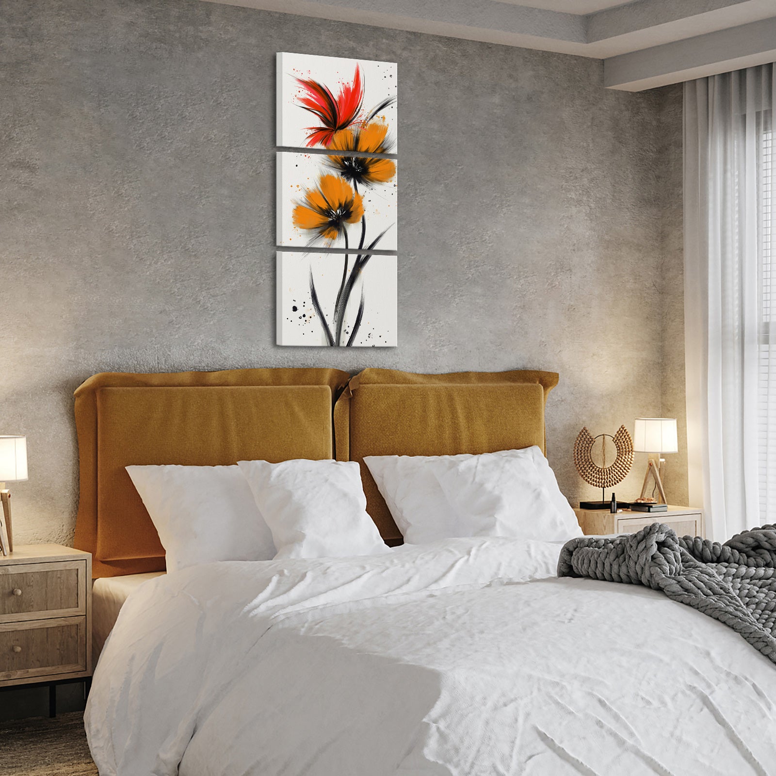 Abstract Bright Butterfly split canvas photo prints