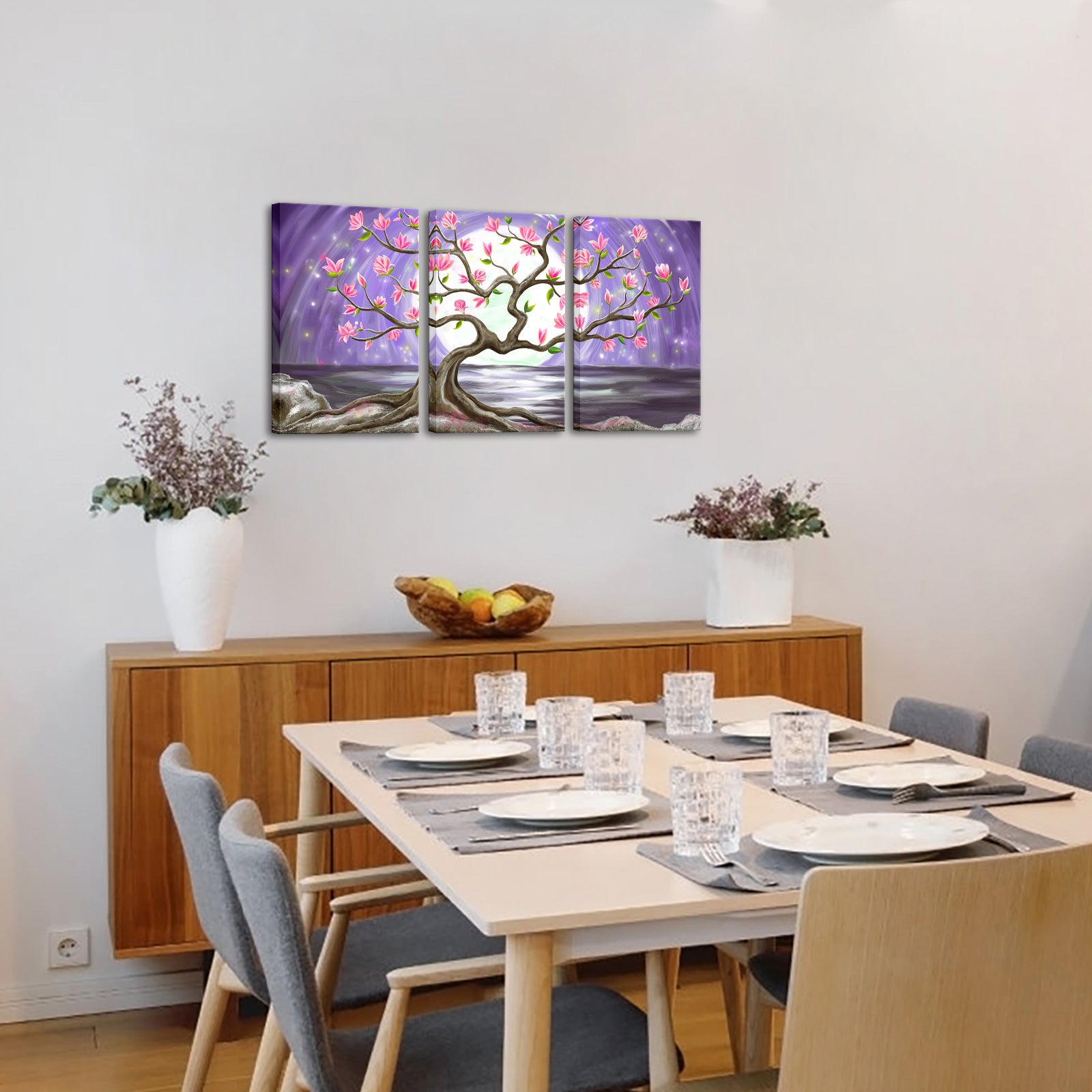 Seascape triptych landscape canvas print online