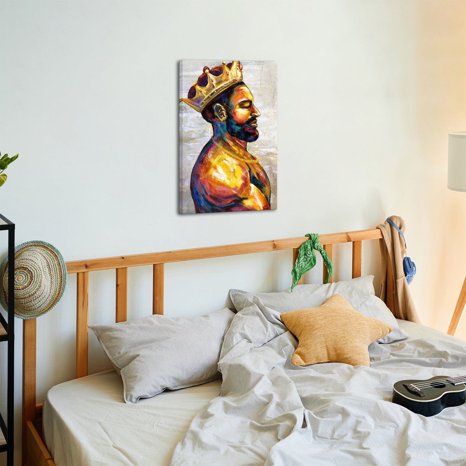 King Portrait 8x12 inches personalized collage canvas