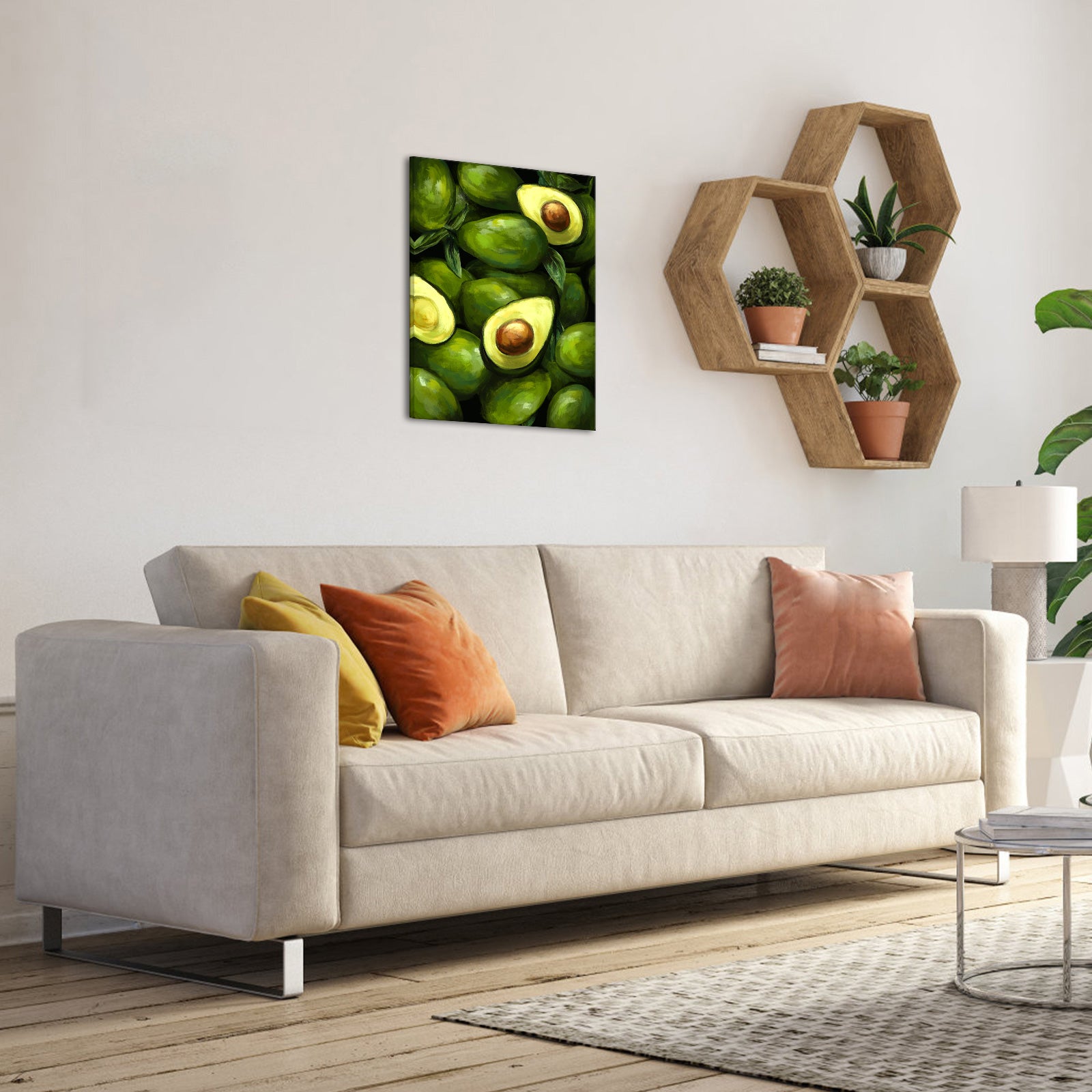 green canvas prints