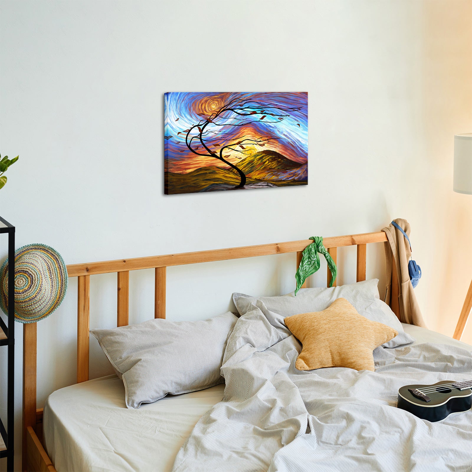 Van Gogh's Lonely Tree large custom canvas prints
