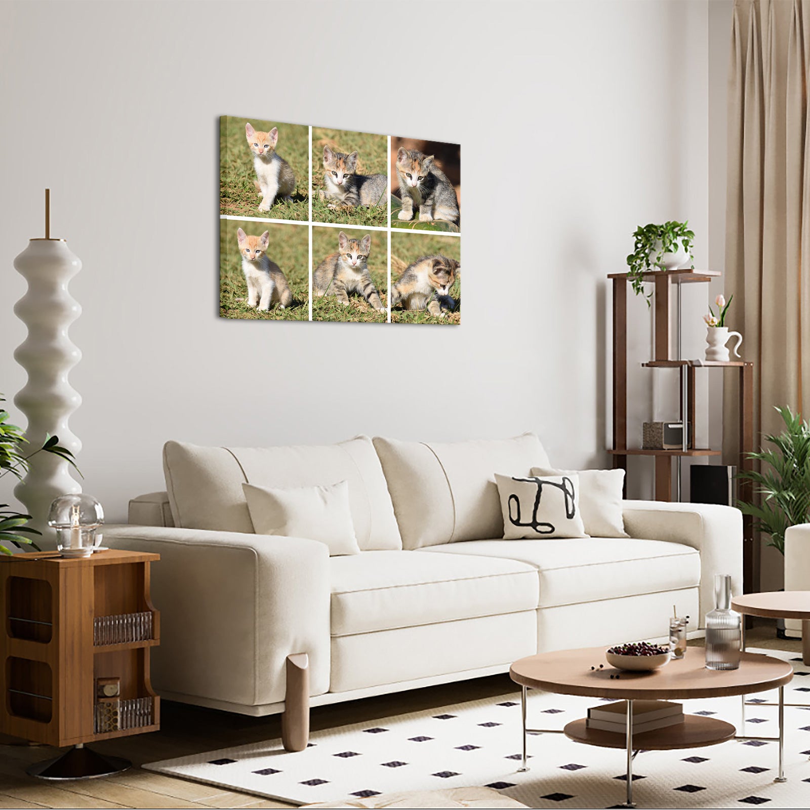 Pet memorial custom photo printing on the wall