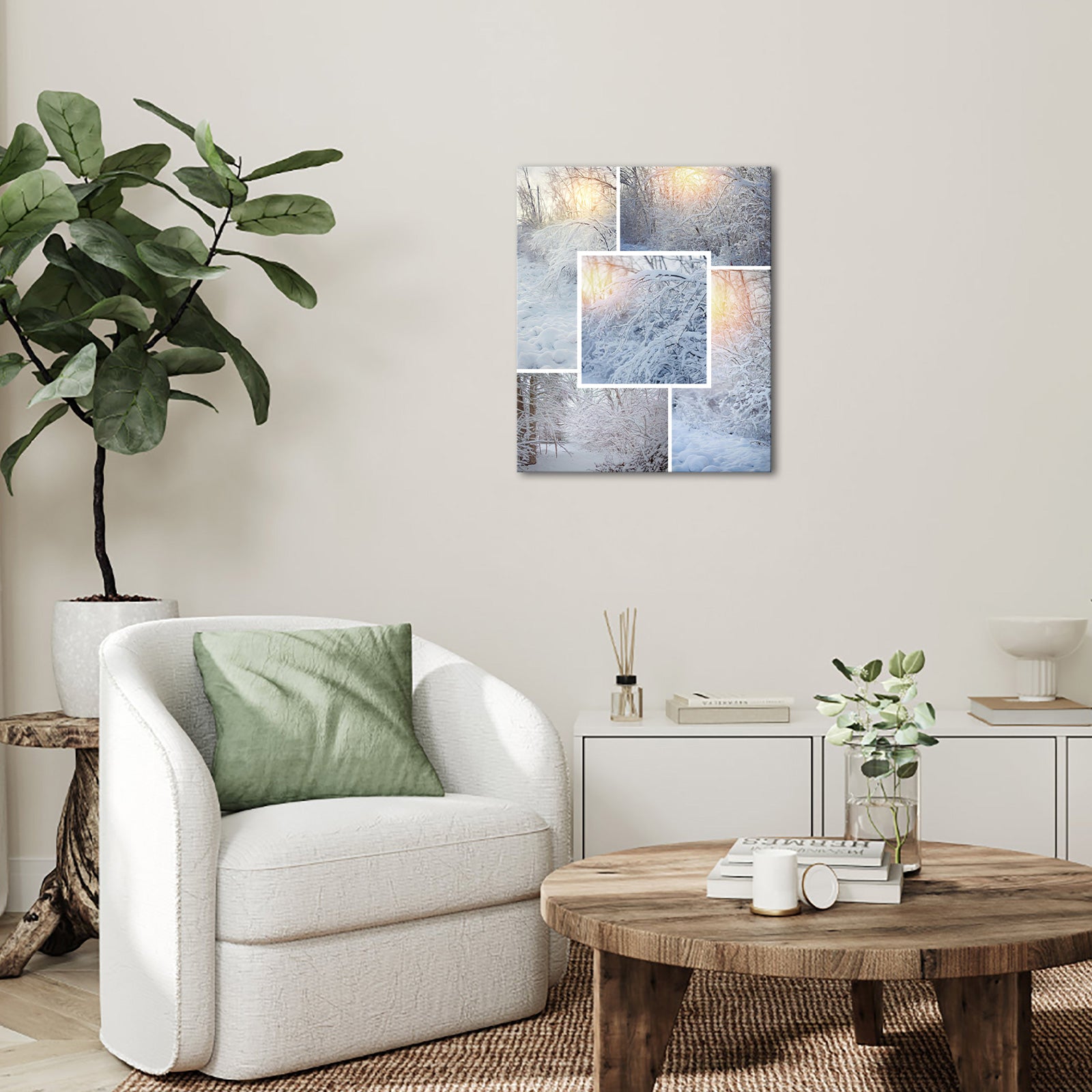 Custom Print Photo Collage Gift Canvas Print Artwork