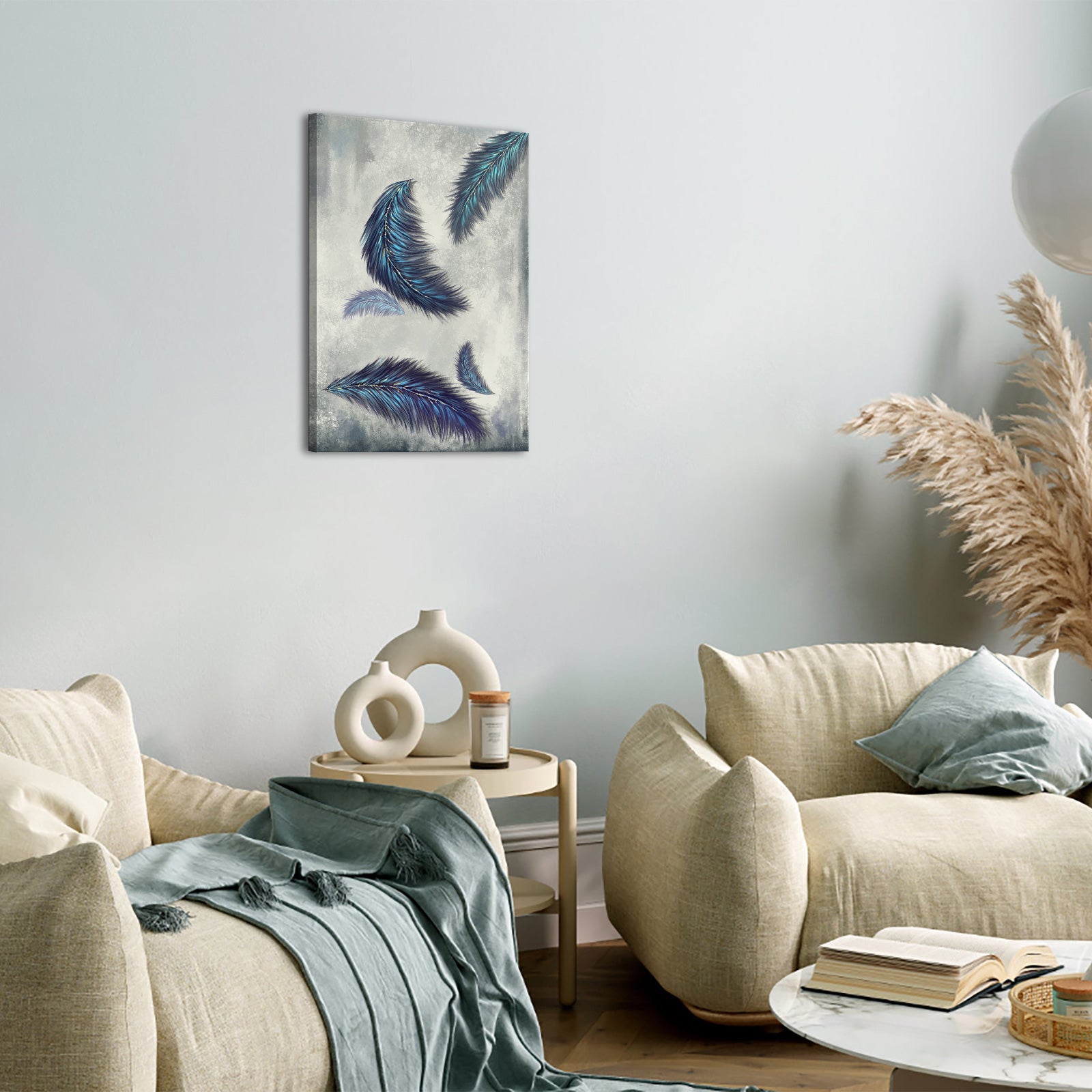 Flowing Feathers purchase small canvas prints