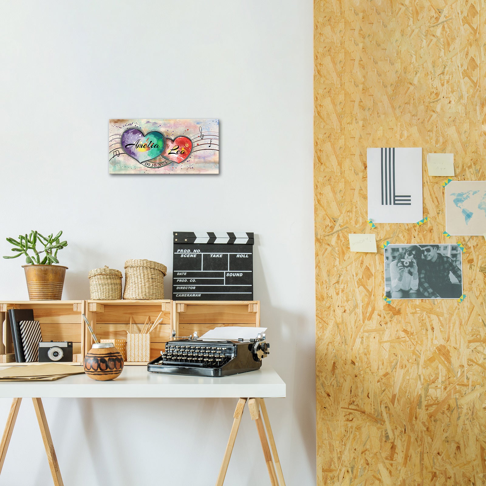 personalized picture to canvas wall art