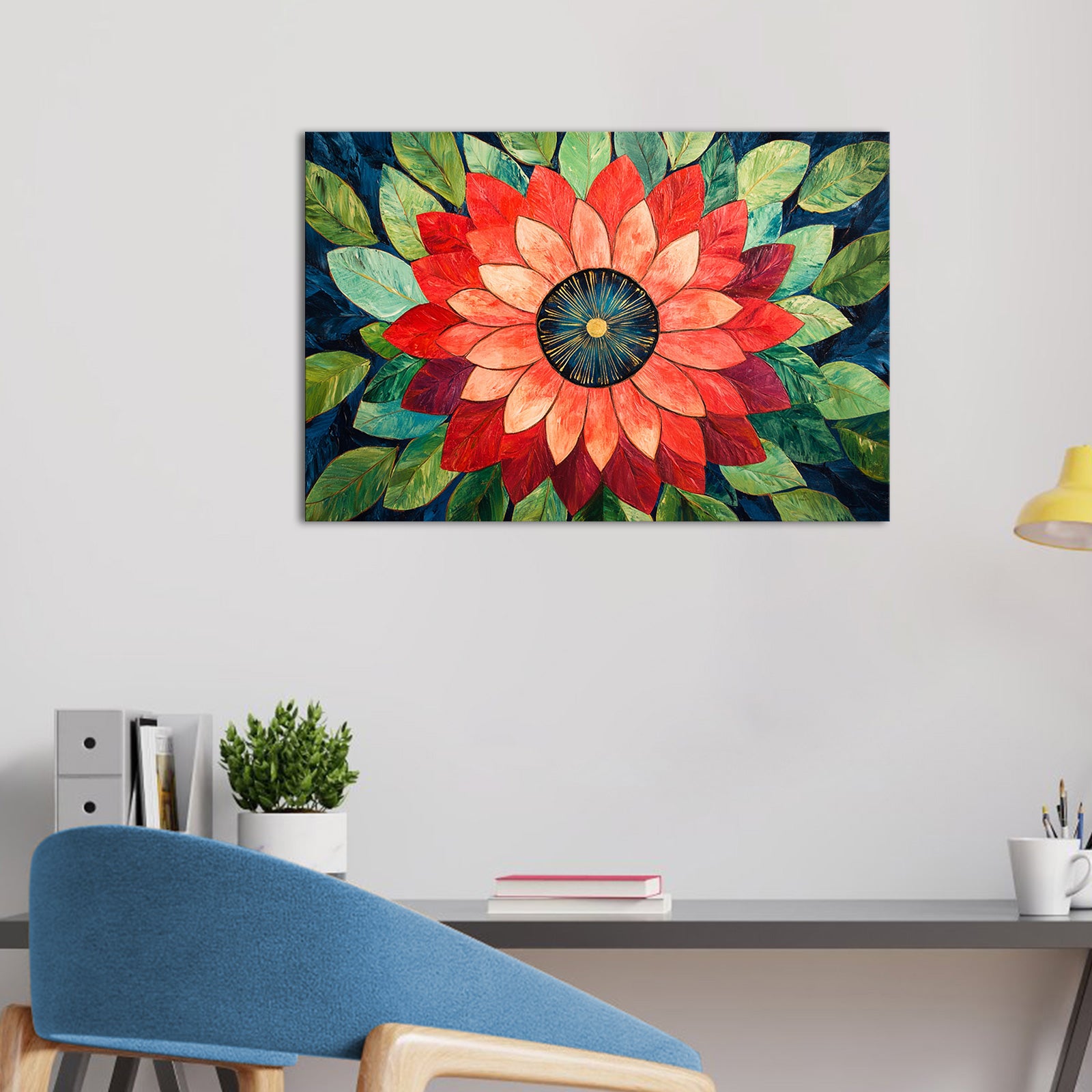 Blooming Red Flowers