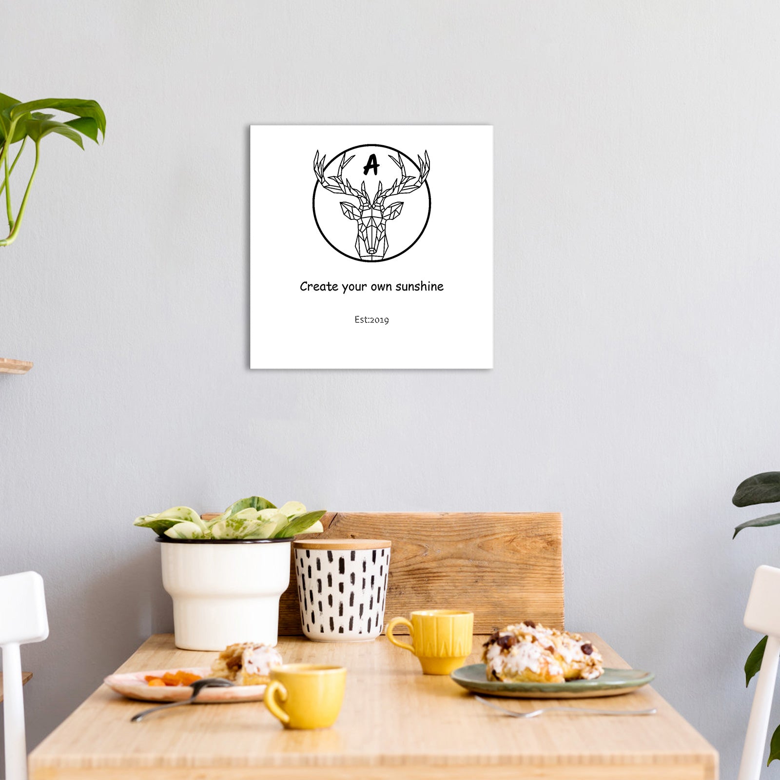 Personalised Quote Canvas Print Wall Decor