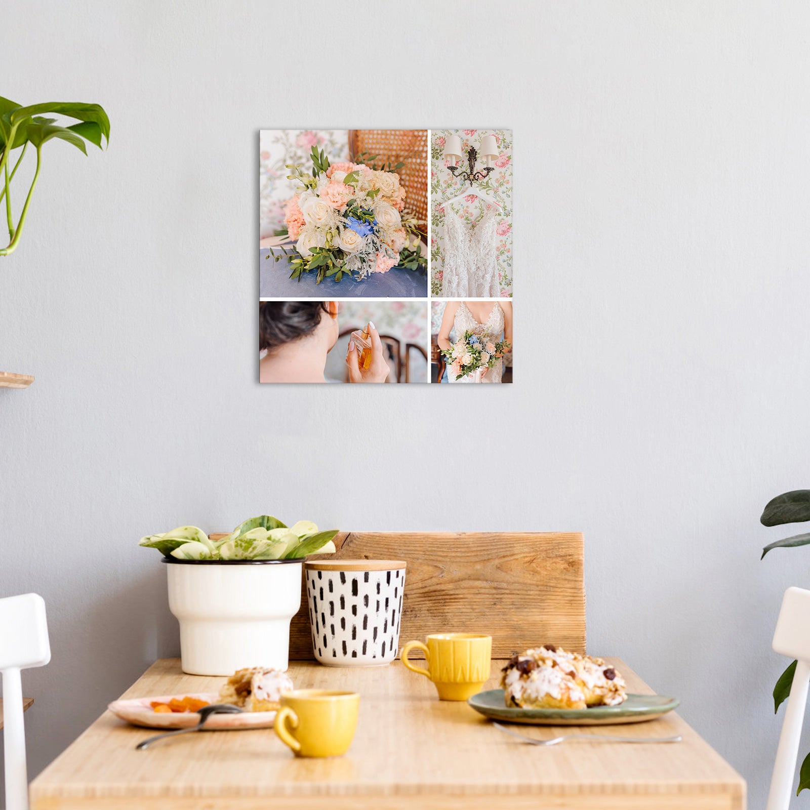 Wedding Memorial Photo Print Collage Canvas Gift Inspiration Wall