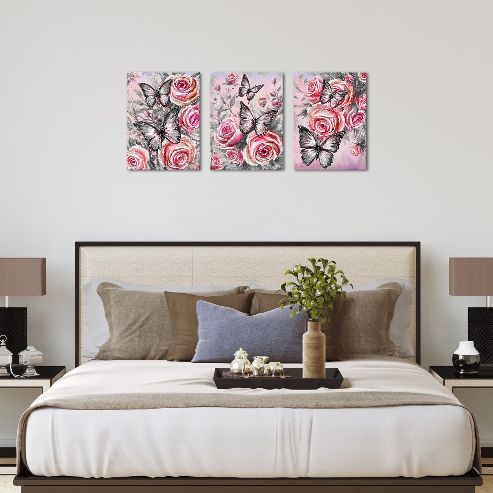 Roses And Butterflies