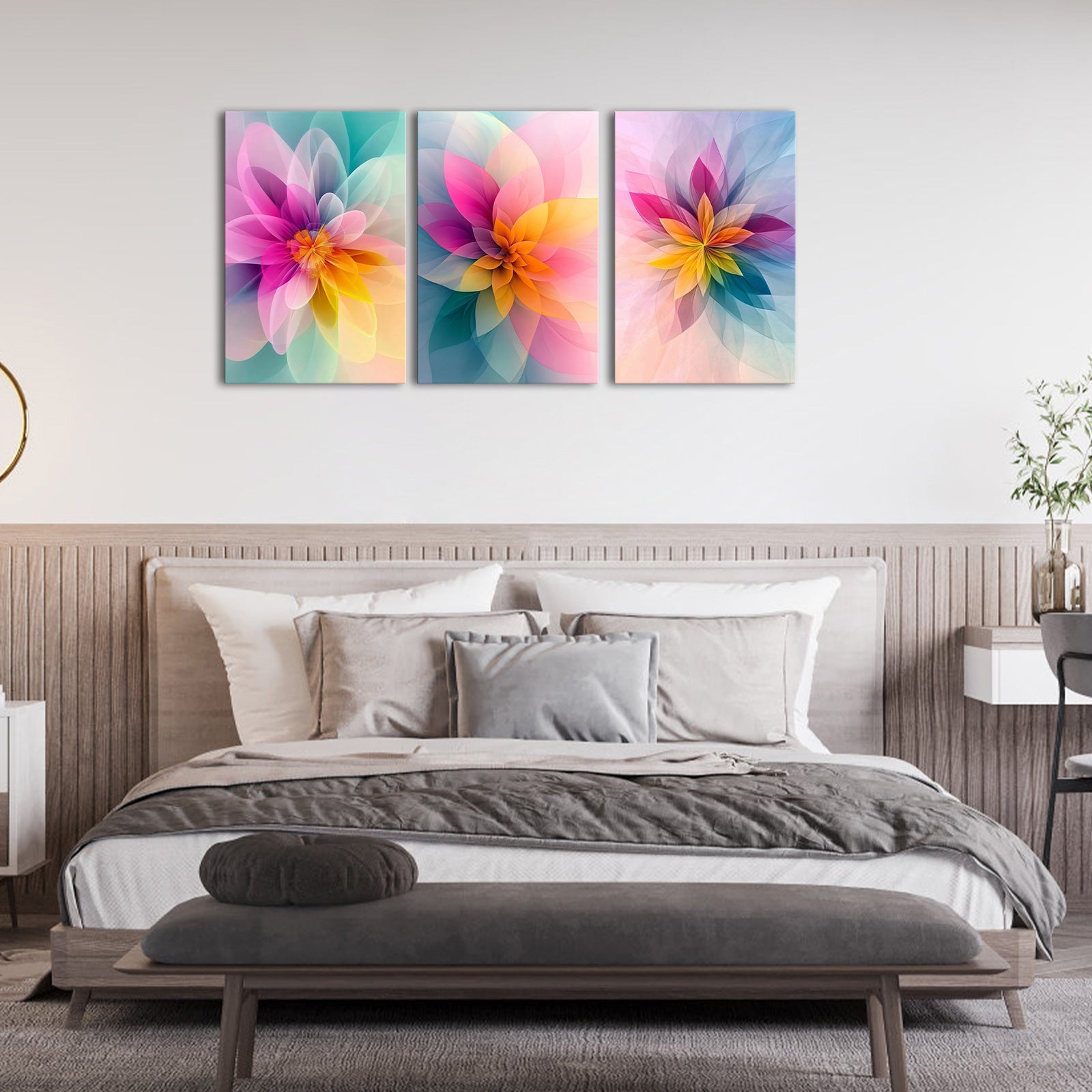 Abstract Colorful Floral